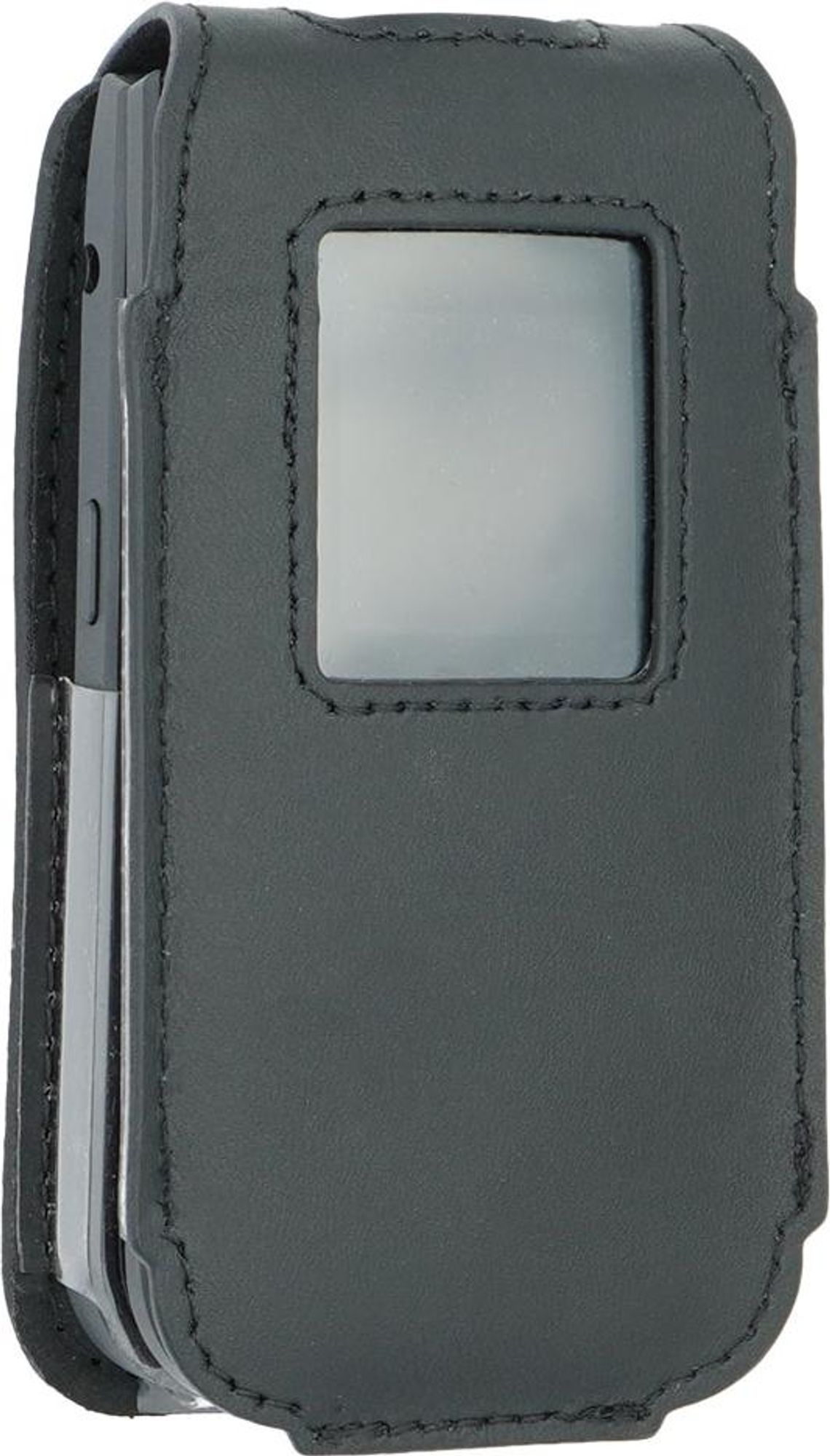 caseroxx Ledertasche mit Gürtelclip kompatibel mit Nokia 2720 Flip aus Echtleder, Tasche mit Gürtelclip und Sichtfenster  Bild 2