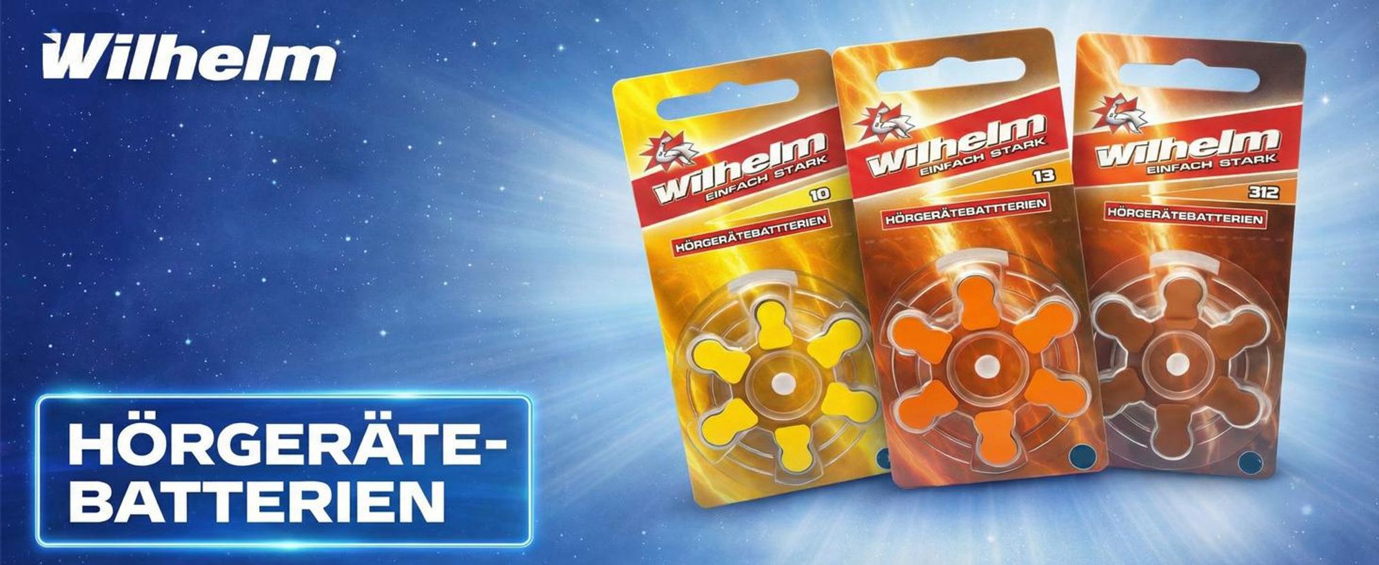 10 x Wilhelm AG 13 /147/LR44/SR44W/357/LR1154/V13GA Qualitätsbatterien 1,5 V Alkaline