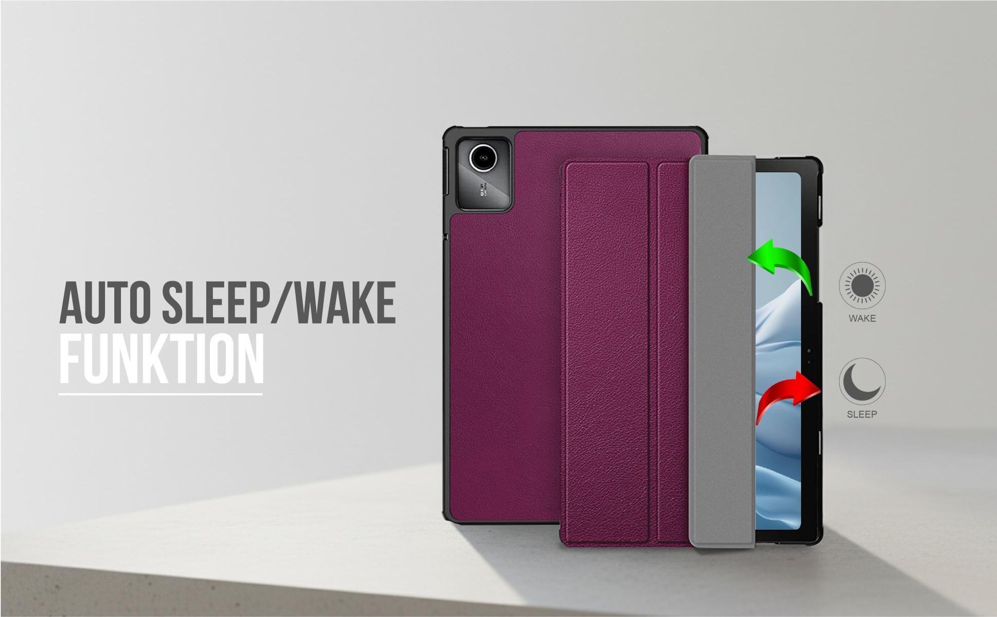 Tabletcase für Lenovo Tab M11 11.0 2024 mit Auto Sleep / Wake Funktion