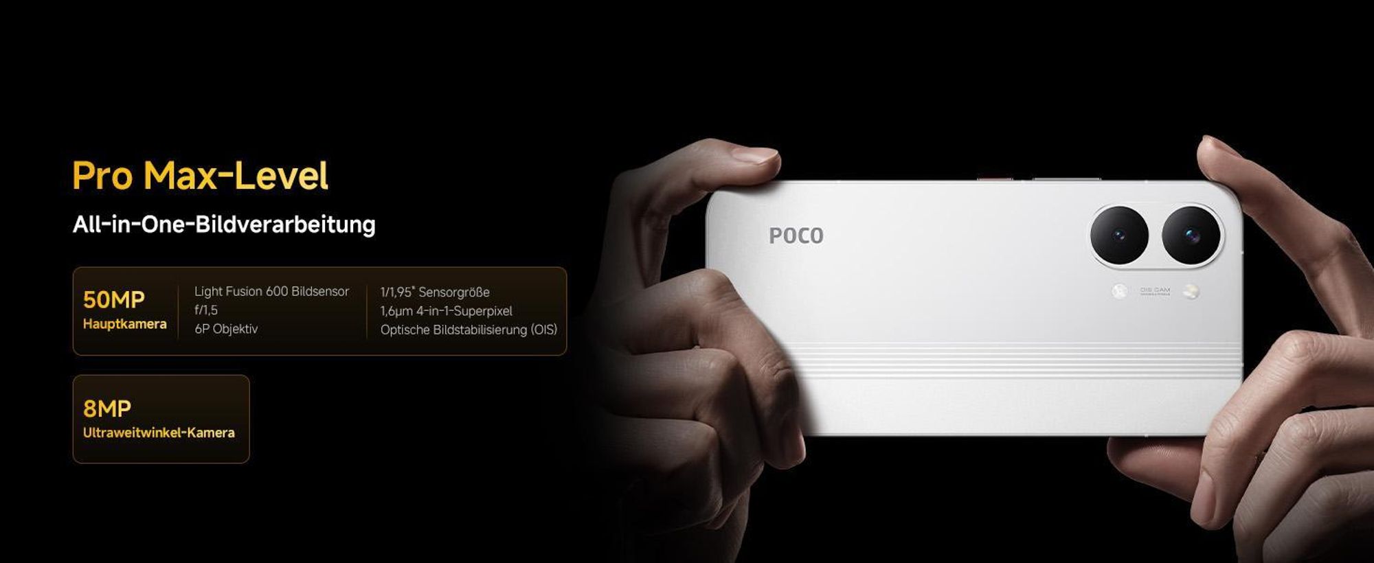 XIAOMI Poco X8 Pro Max 5G Smartphone 12/512GB 6,83" 8500mAh weiß