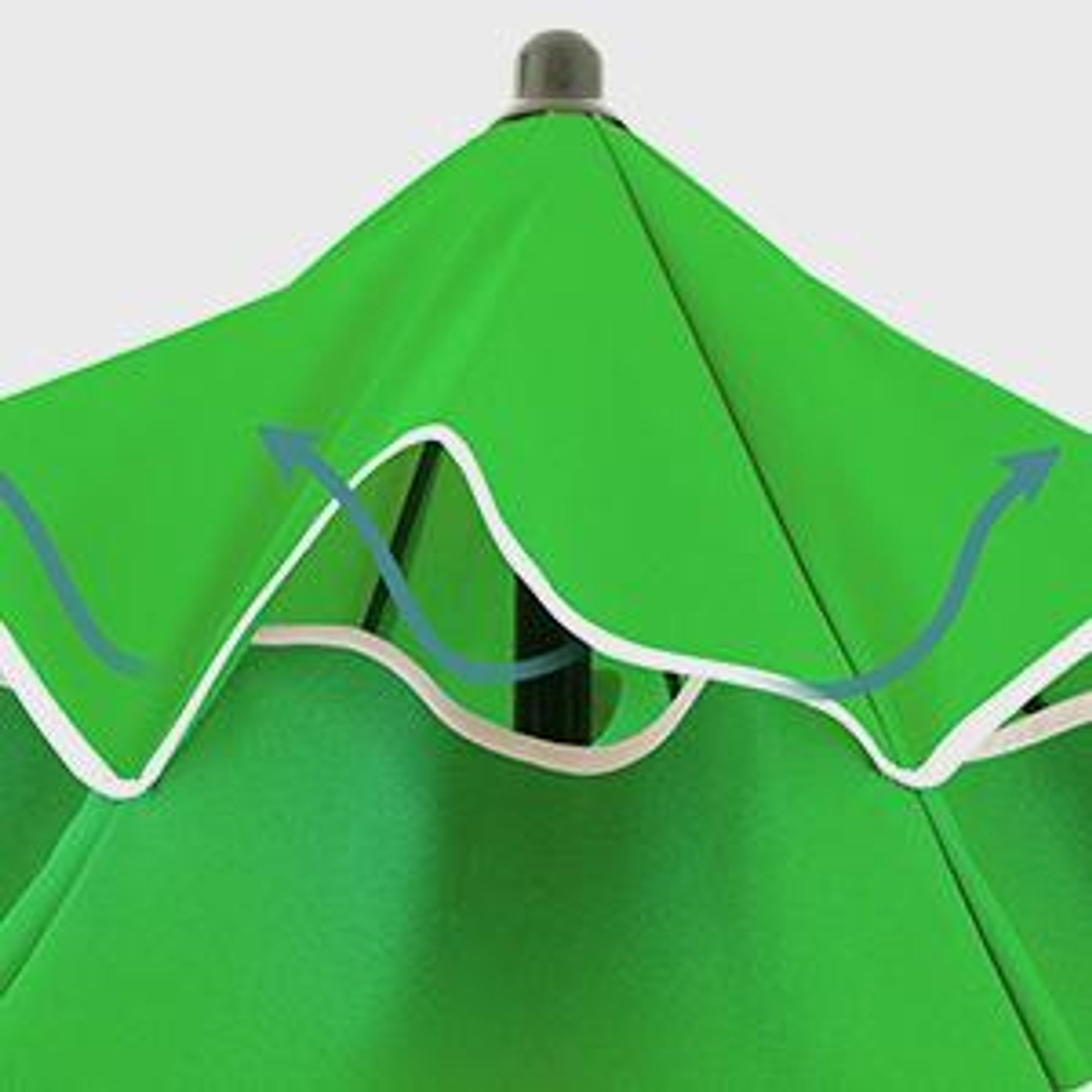 SONGMICS Sonnenschirm Ø 200 cm UPF 50+ mit Tragetasche