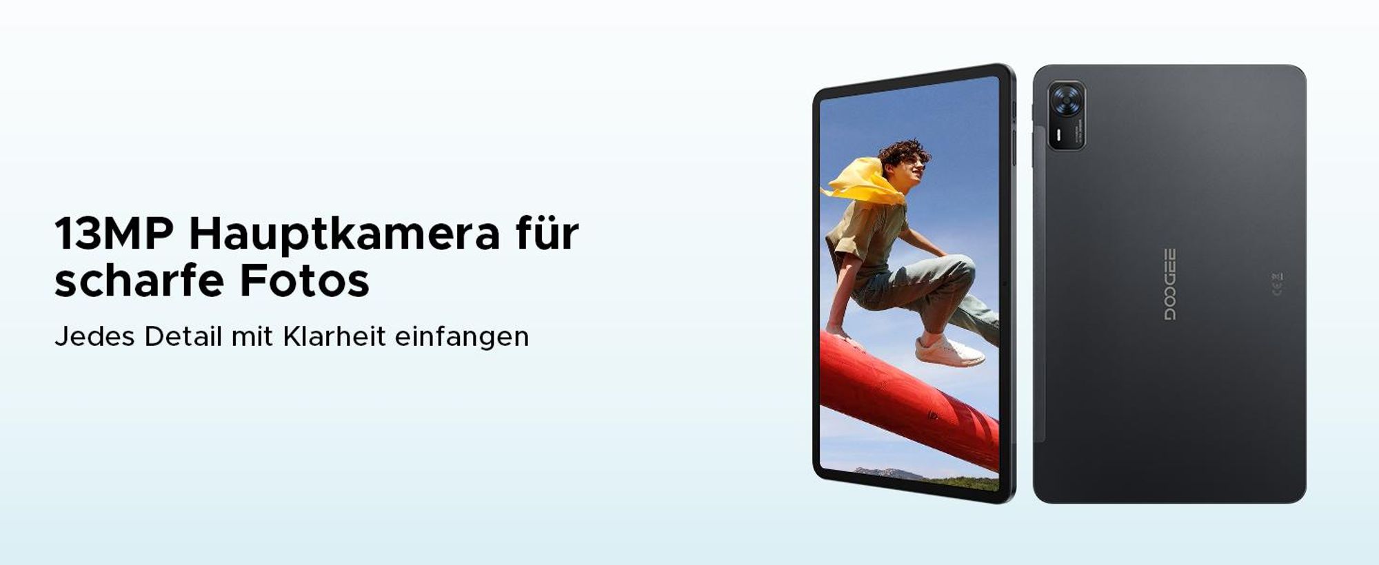 DOOGEE Tab E3+ - Tablet, Android 16, 12 Zoll, 48(8+40)GB+256GB(bis 2TB erweiterbar), 4G LTE, 90Hz,8800mAh/18W, Vier Trompeten