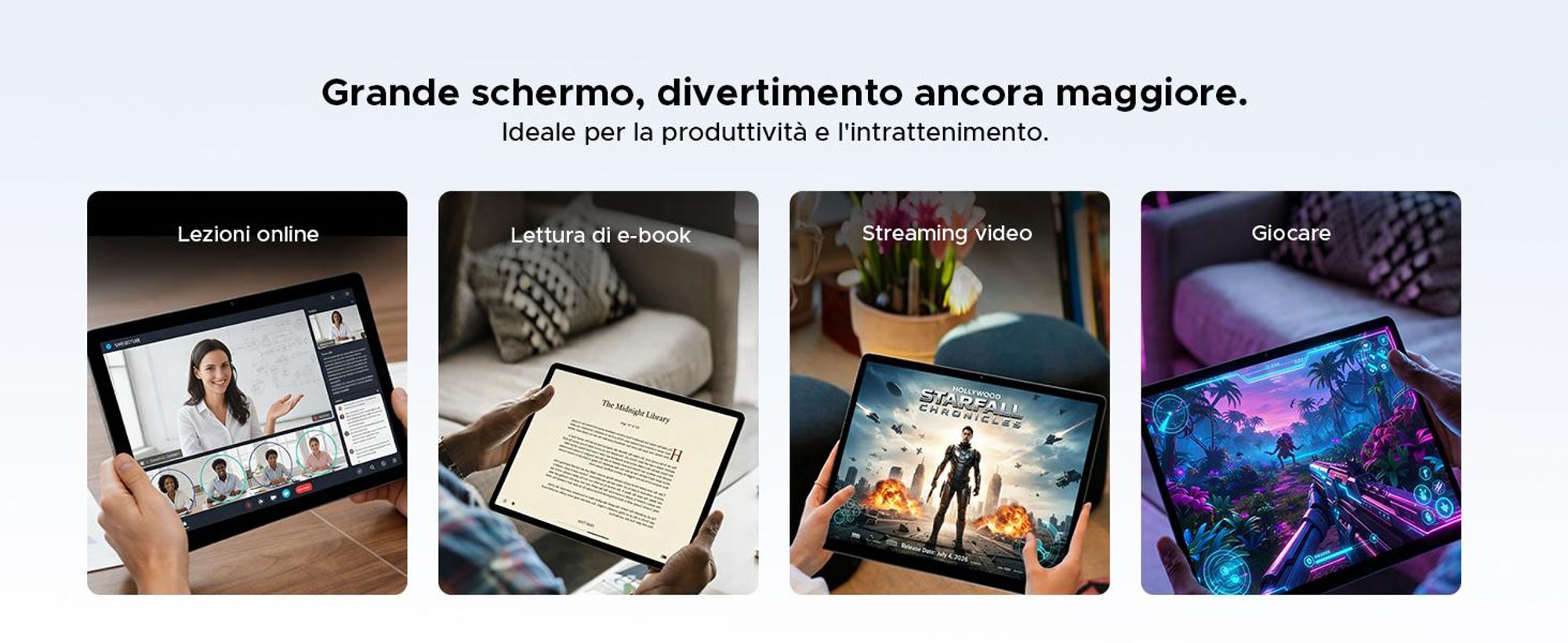 P12 Pro Tablet, Android, 16 inch, 2.4K, 120Hz, 4G LTE, 48GB (12+36) RAM + 256GB ROM (uitbreidbaar tot 2TB met TF-kaart), 12000mAh, T7300 Widevine L1, BT5.4 – inclusief toetsenbord, muis en stylus