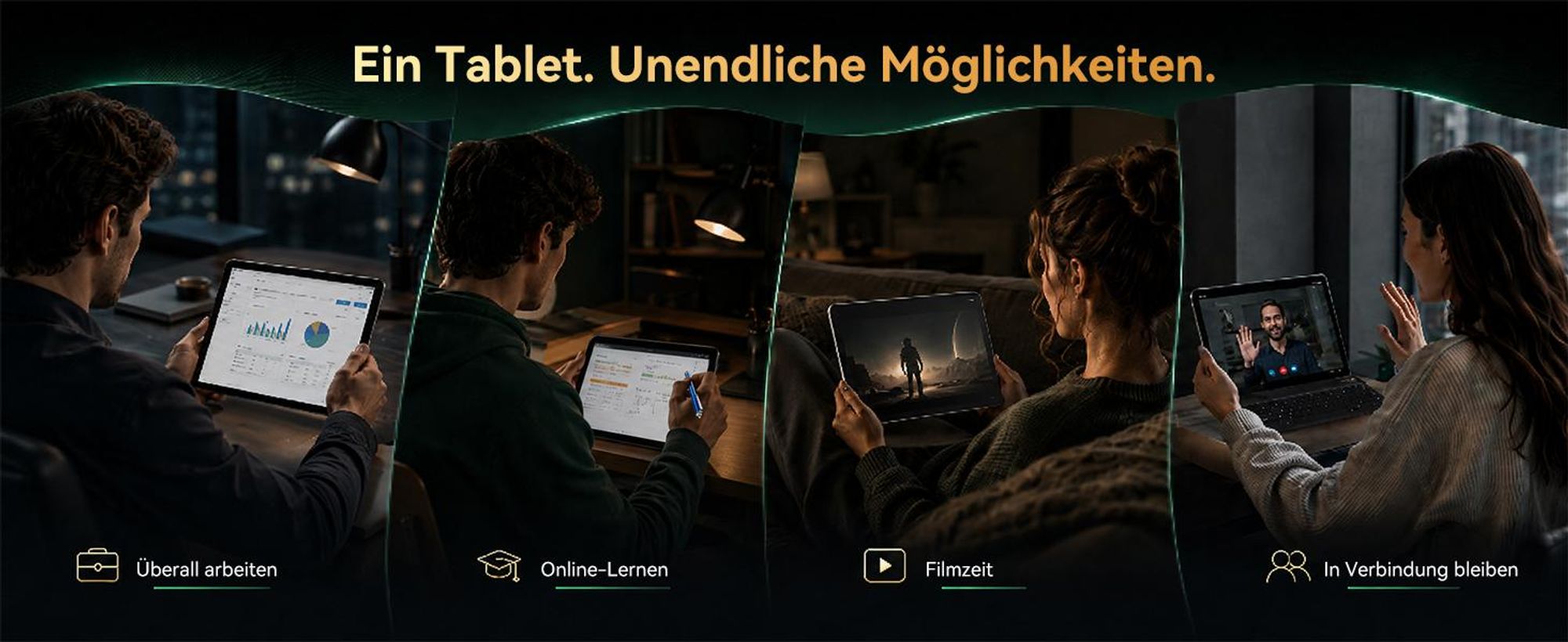 BESTTAB T20 10.1'' Android 16 Set Tablet, 24GB(8+16GB Erweiterbar) RAM+256GB ROM(2TB TF), mit Hülle/Stift/Maus/Tastatur, Widevine L1, 5G WiFi