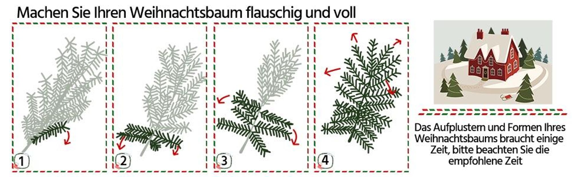 Yaheetech 90cm Mini Künstlicher Weihnachtsbaum mit 50 Warmweiß LED Beleuchtung & 60 Roten Beeren Kleiner Christbaum Tisch Tannenbaum für Weihnachtsdeko, Grün
