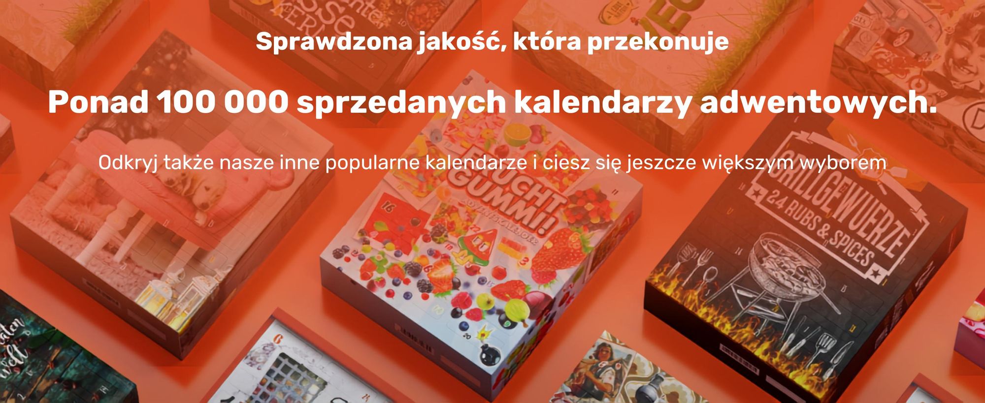 BOXILAND® nostalgiczny kalendarz adwentowy 2026, 24 retro słodycze, klasyki