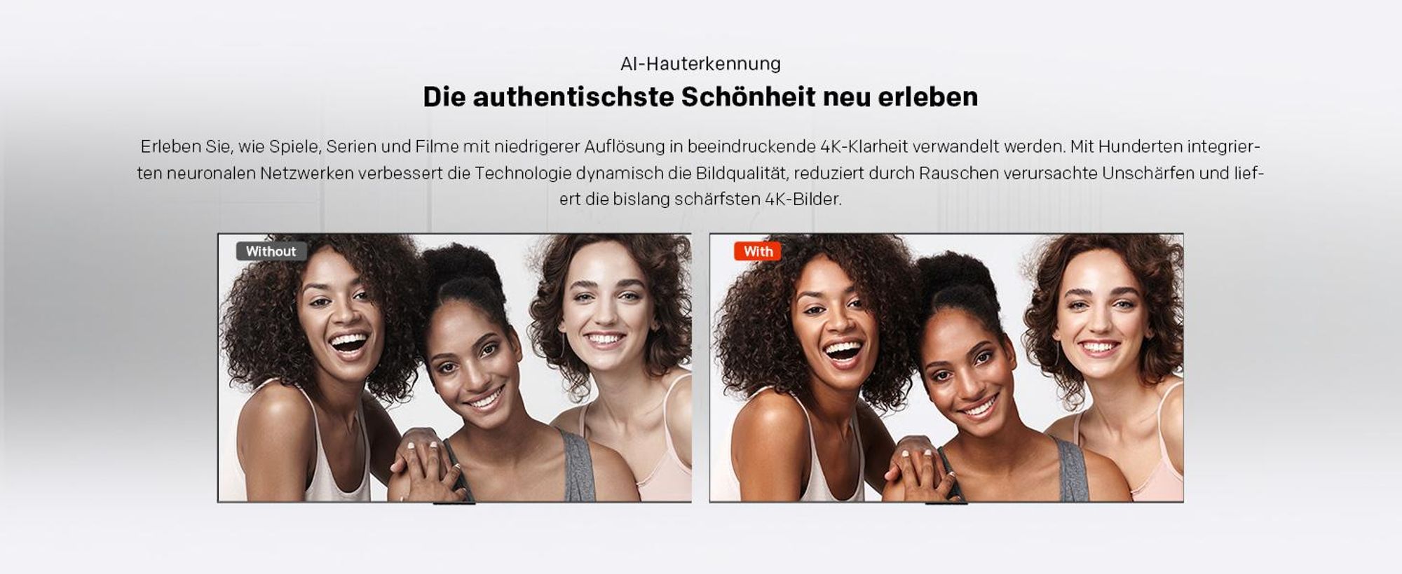 coocaa 55 Zoll (139cm) QD-MiniLED 4K UHD Smart TV – Google TV, 93% DCI-P3, HDR10+, Dolby Digital Plus, Triple Tuner, Bluetooth | Perfekt für WM 2026