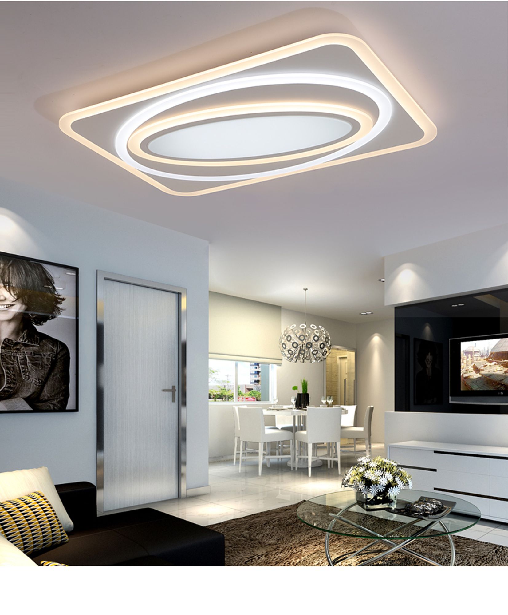 Eurotondisplay LED Deckenleuchte