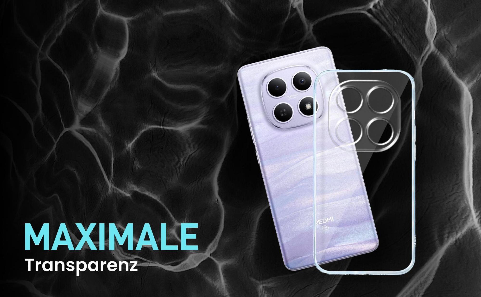 Flexible, exakt passgenaue Smartphonehülle für Xiaomi Redmi Note 15 5G