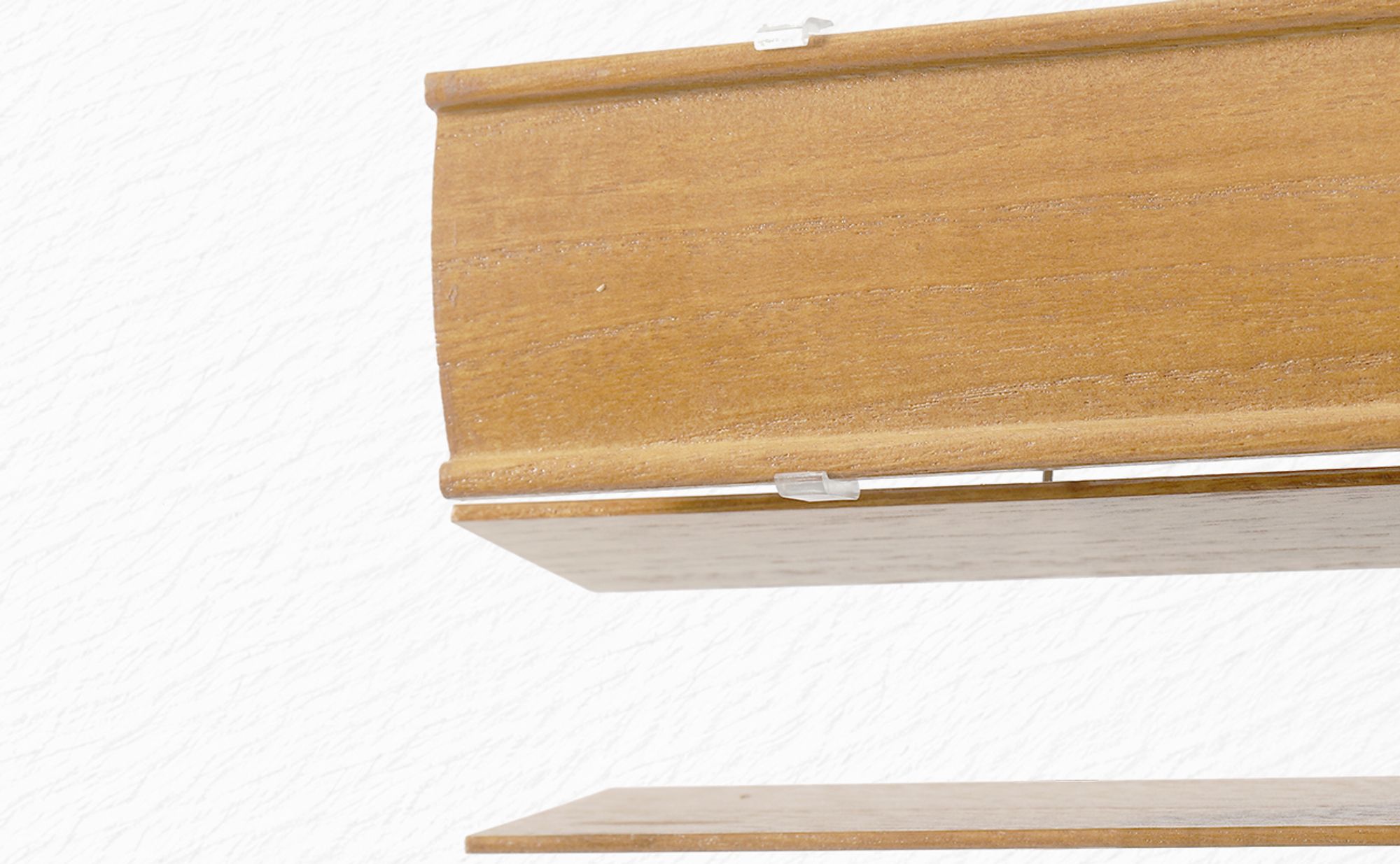 Holzjalousie 50mm lamellen Eichenfarbe 80x220cm
