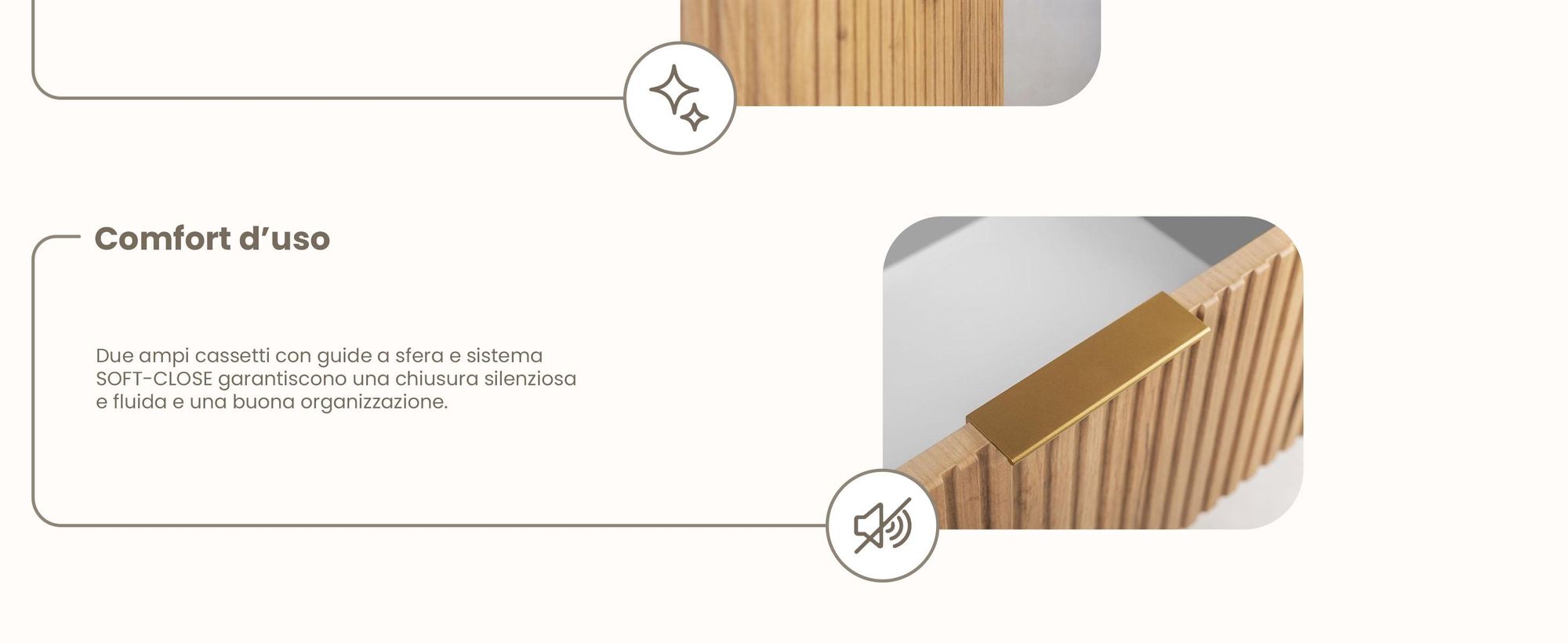 Mobile da bagno 120 CM Marrone opaco MDF