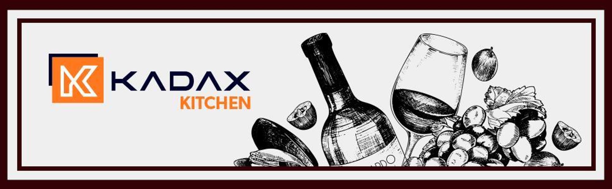 KADAX Glasflasche "Torano", Flasche, Likörflaschen, Ölflasche, Essigflasche, 2L, 6 Stück