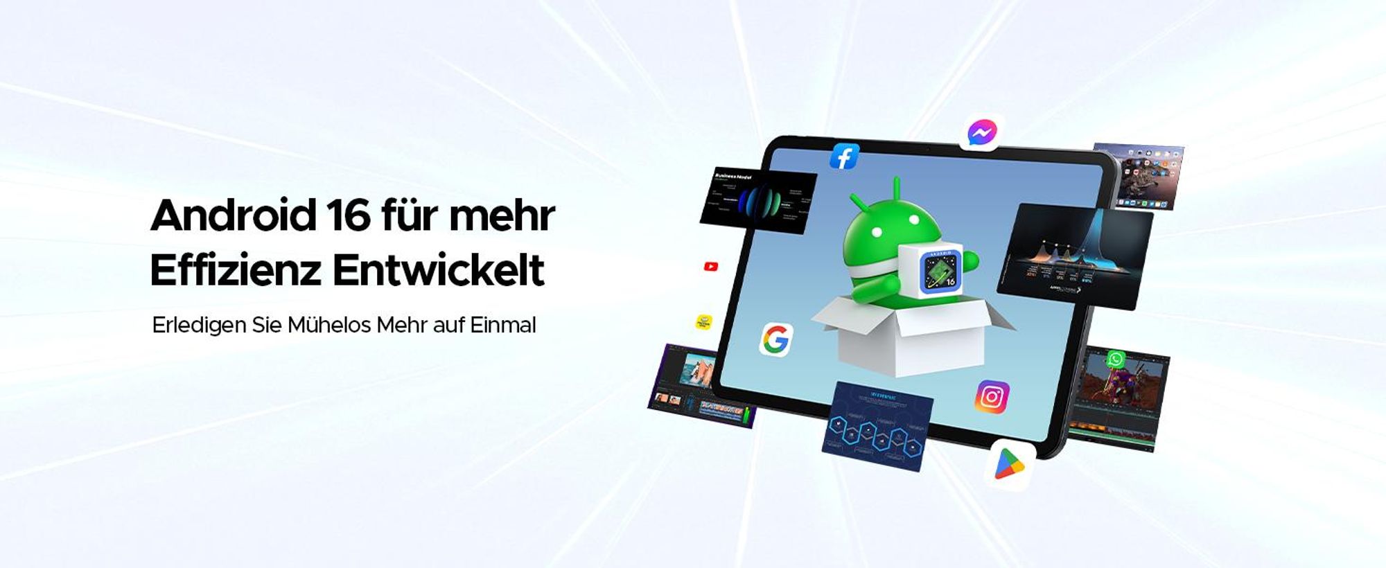 DOOGEE Tab G6 Max Tablet,Android 16, 13,4 Zoll, 32(6+26)GB+256GB/2TB TF, 4G LTE, 90Hz,11000mAh/18W,Widevine L1, 5G WiFi