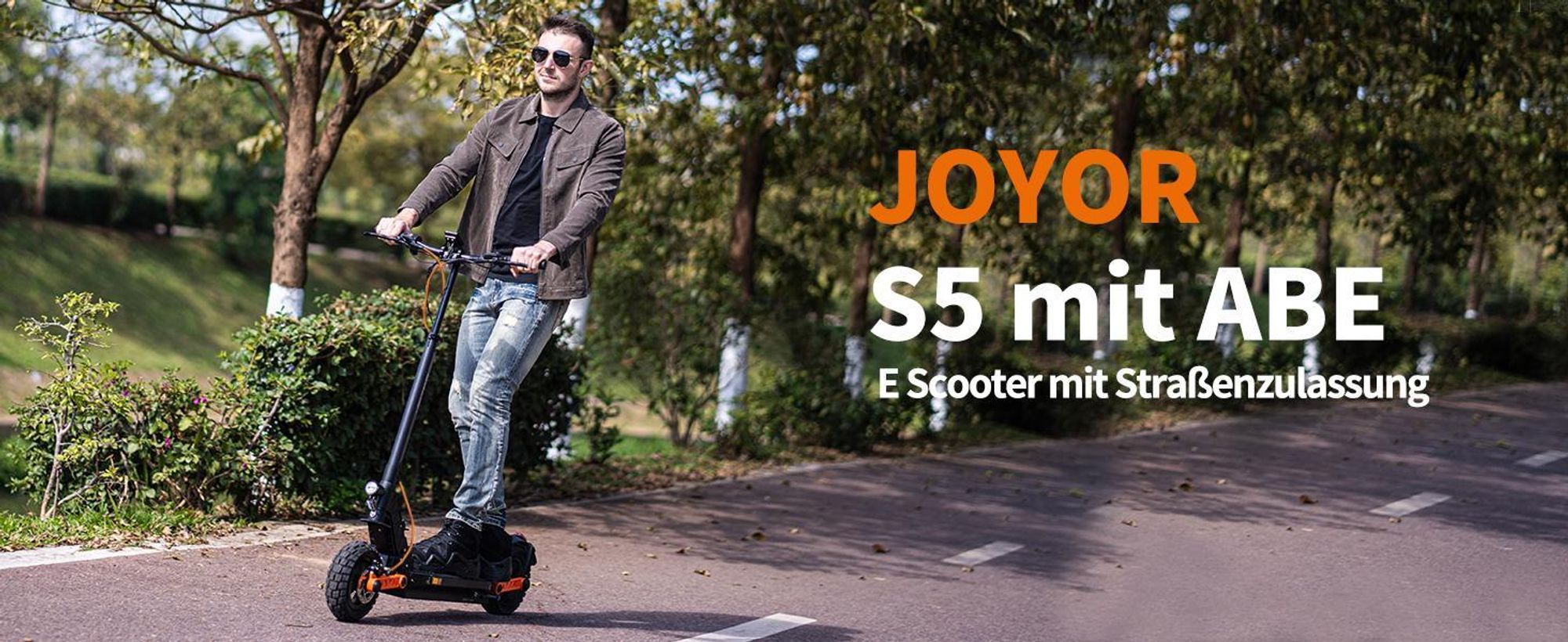 JOYOR S5-ABE E-Scooter 500W, 20 km/h, ABE, 10", 50 km Reichweite