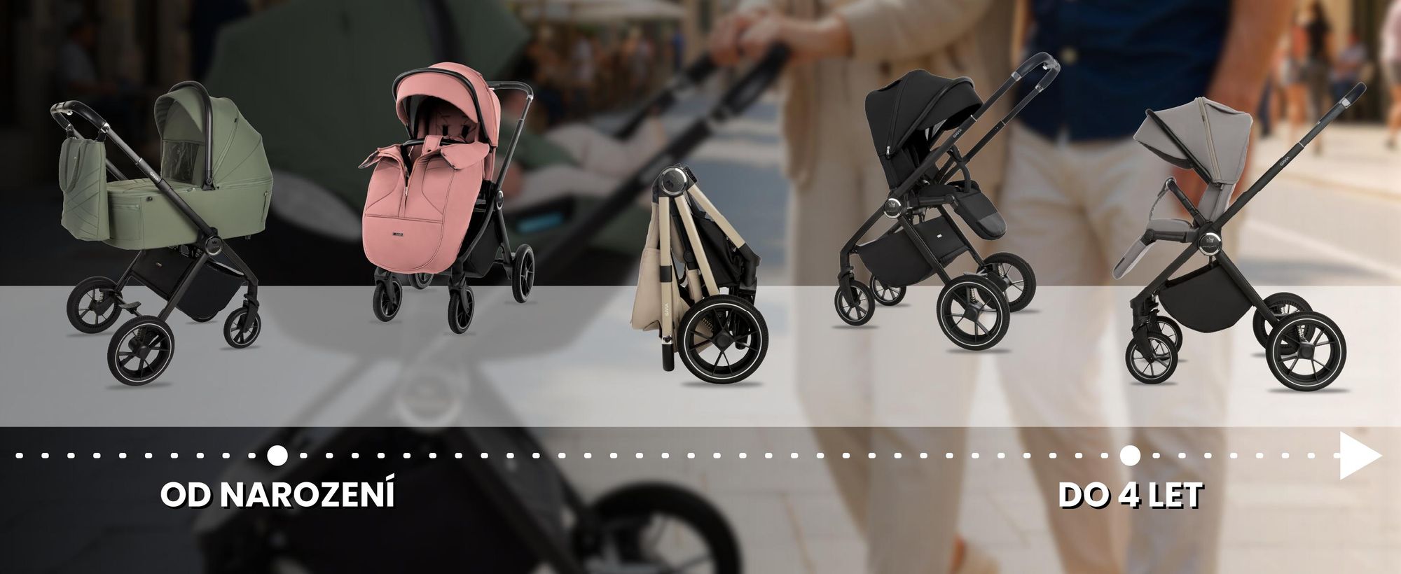 Babylux® Kočárek 3v1 Set Gavia, Skládací, Sada Lehkých Kombinovaných Kočárků Včetně Vaničky Na Koupání, Sportovní Sedačky, Autosedačky I-Size A Dalšího Příslušenství, 4 Polohy Sklonu, 0–22 kg