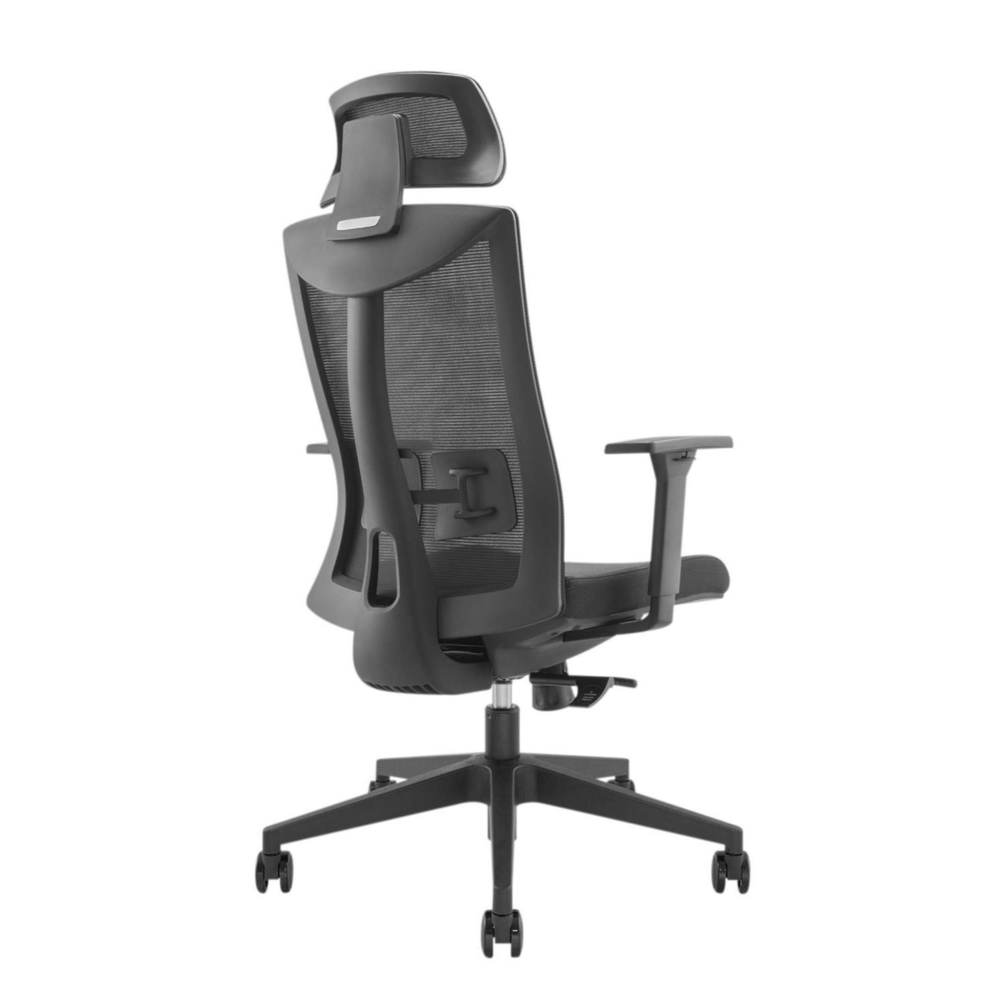 Ergonomischer Bürostuhl mit Rädern und Lordosenstütze Drehstuhl Höheverstellbar Neigungsfunktion der Rückenlehne Schreibtischstuhl bis 150kg Belastbar