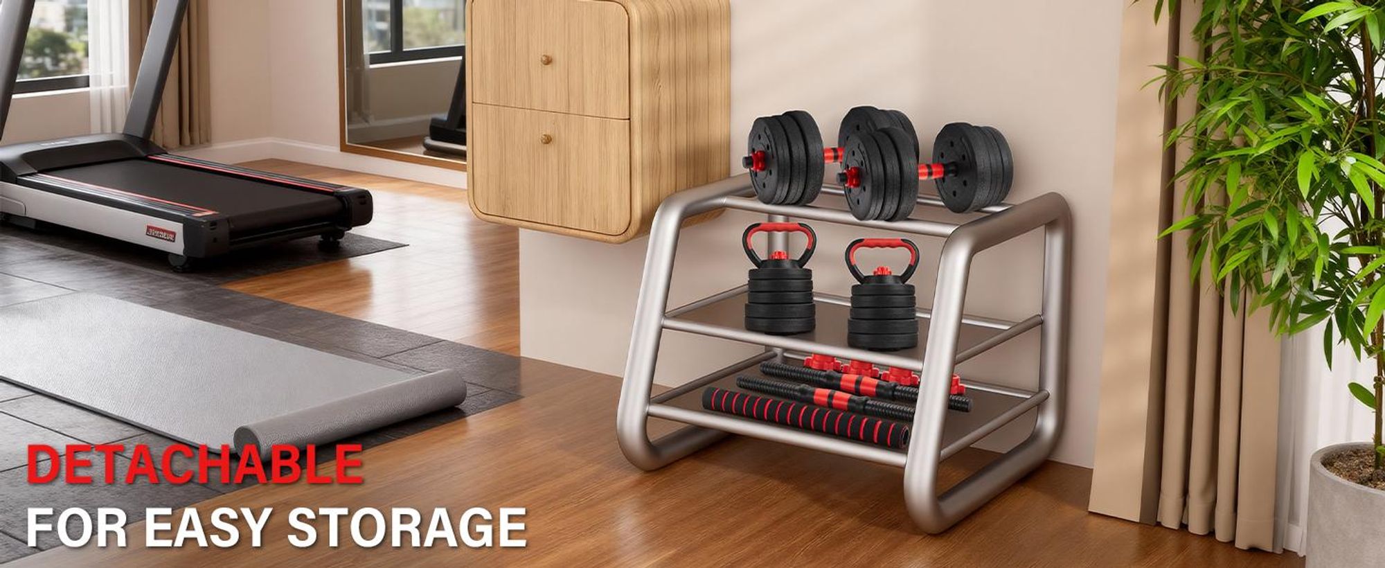 TEENO 6-in-1-Hantel-Set, 30 kg, mit Kugelhanteln, Hanteln, Stangen und Liegestützen, geeignet für Heim-Fitness