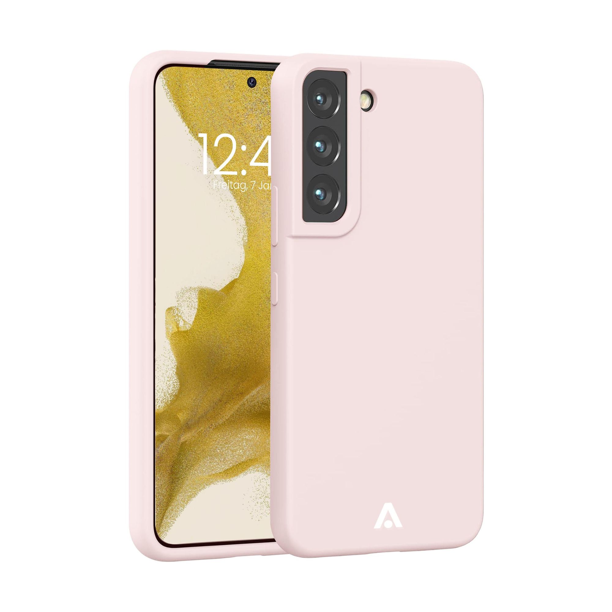 Samsung Galaxy S22+ Schutzhülle kompatibel mit Magsafe, Handyhülle, Silikonhülle - Pink
