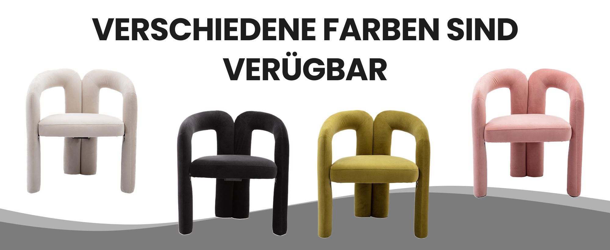 okwish Esszimmerstühle Polsterstuhl 2er Set, gepolsterte dekorative Stühle/Esszimmerstühle/Eimer Seitenstühle für Wohnzimmer Schlafzimmer, Samt Beige