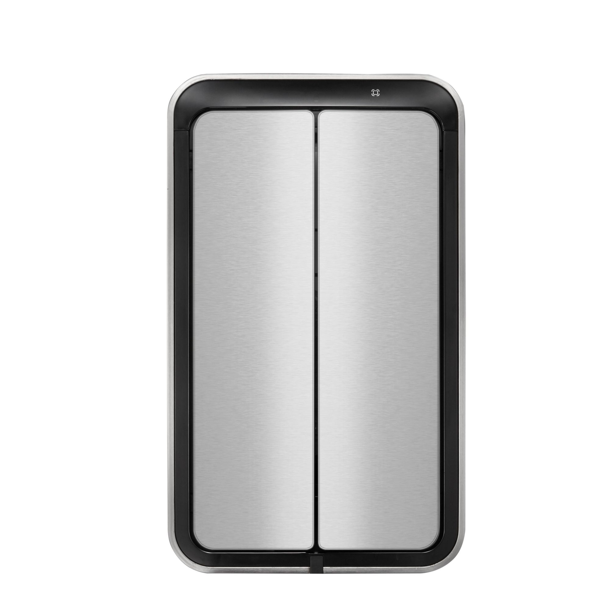 EKO - Deluxe Phantom Sensor Poubelle 20+20 litres - Stainless steel Polypropylene - Matt Edelstahl