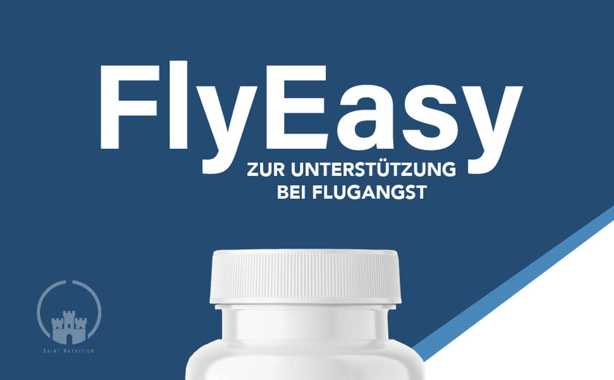Saint Nutrition® FlyEasy – gegen Flugangst - Für entspannte Flüge – das Reise und Travel Gadget für Ihr Wohlbefinden – gegen Übelkeit & Angst