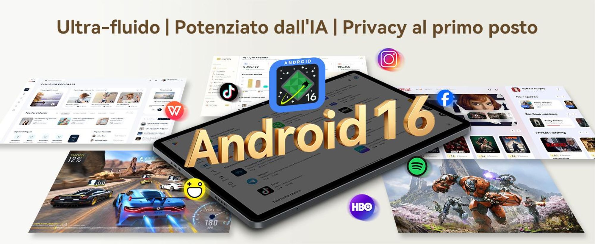 Tablet T12 Pro da 11,5 pollici con display BOE 2.8K, Android 16, processore Helio G100, 32+256GB di memoria, batteria da 8000mAh, dual SIM 4G, riconoscimento facciale, fotocamera da 13MP, con tastiera/mouse/penna/custodia