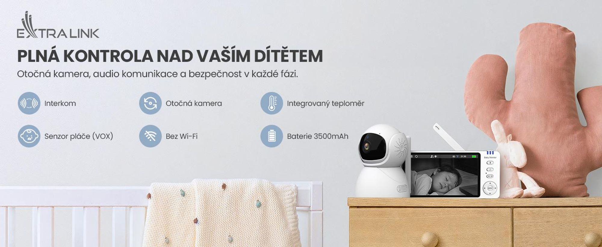 Extralink Reya Niania elektroniczna