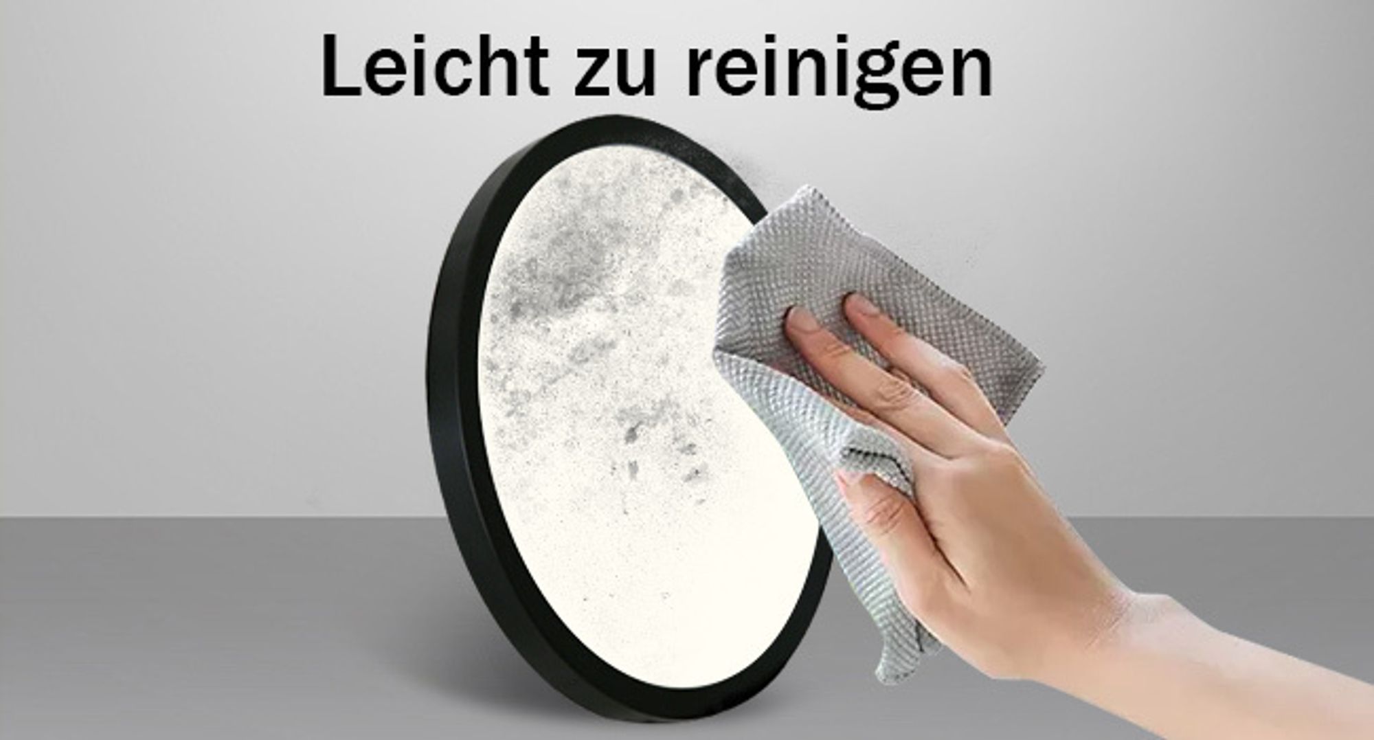 LED-Deckenleuchten sind leicht zu reinigen.