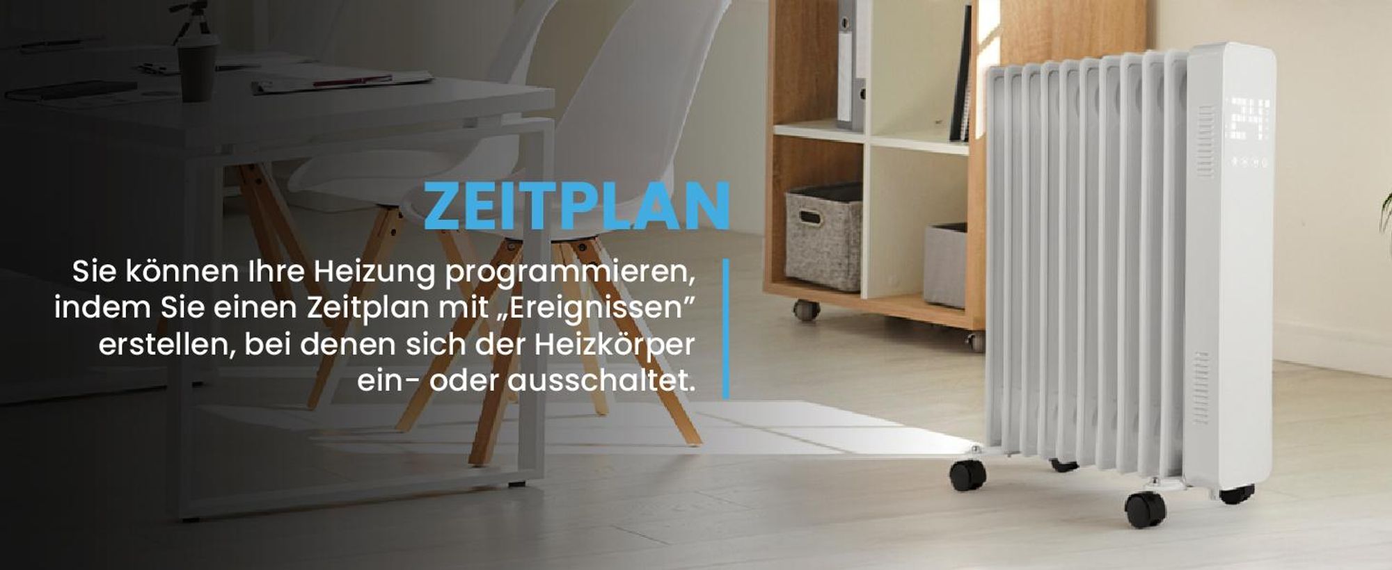 Elektroheizung Ölradiator Ölheizung mit Termostat und WIFI