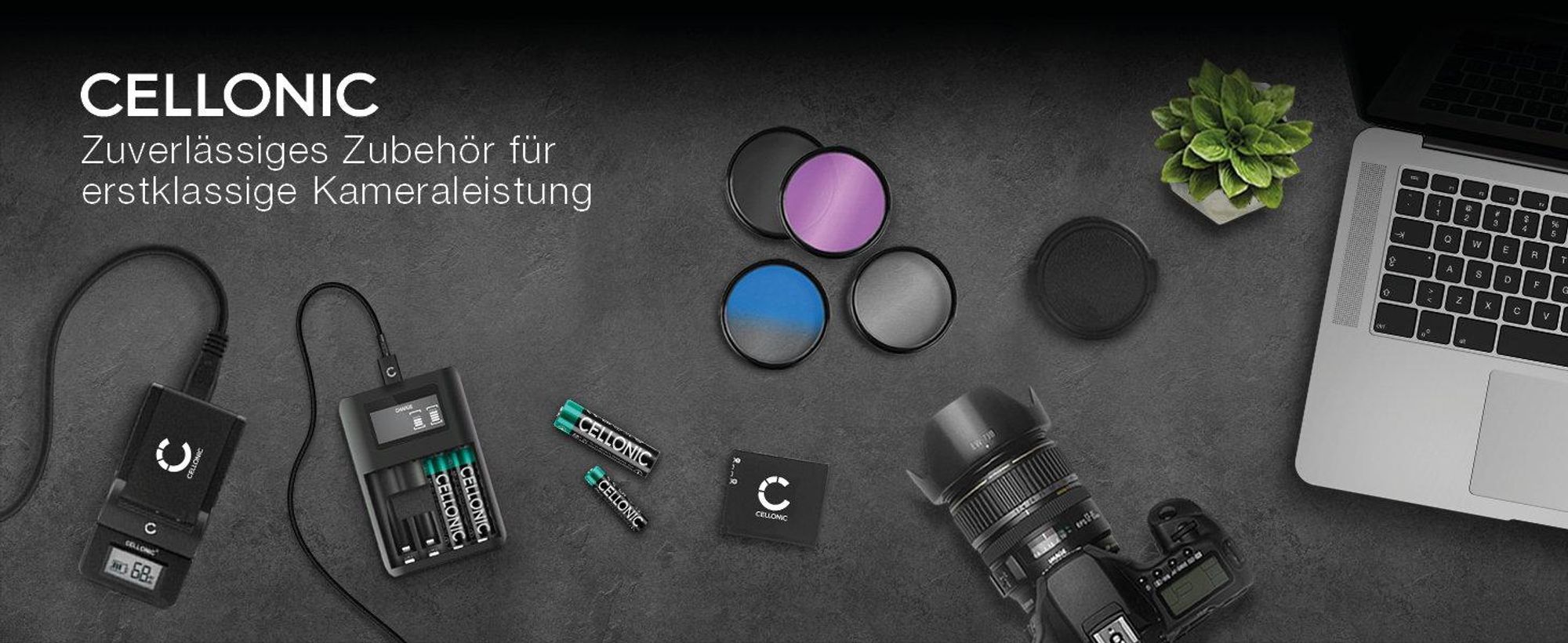 CELLONIC 2x Akku für Kamera Kompatibel mit Sony ILCE-6000 (α6000), A6400 ILCE-6400, Alpha 6400 ILCE-6400, NP-FW50 - (1030mAh , 7.4V)