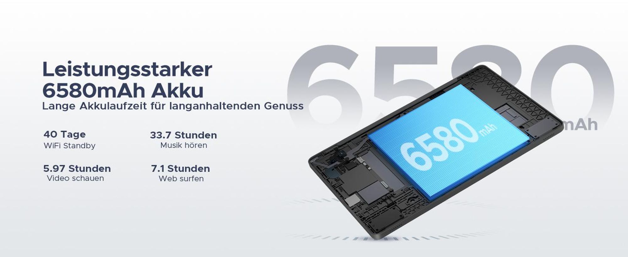 DOOGEE Tab A9 Pro Android 16, 10,1 Zoll, 20(4+16)GB+128GB(bis 2TB erweiterbar), WiFi 5, 6580mAh, Dual-Lautsprecher