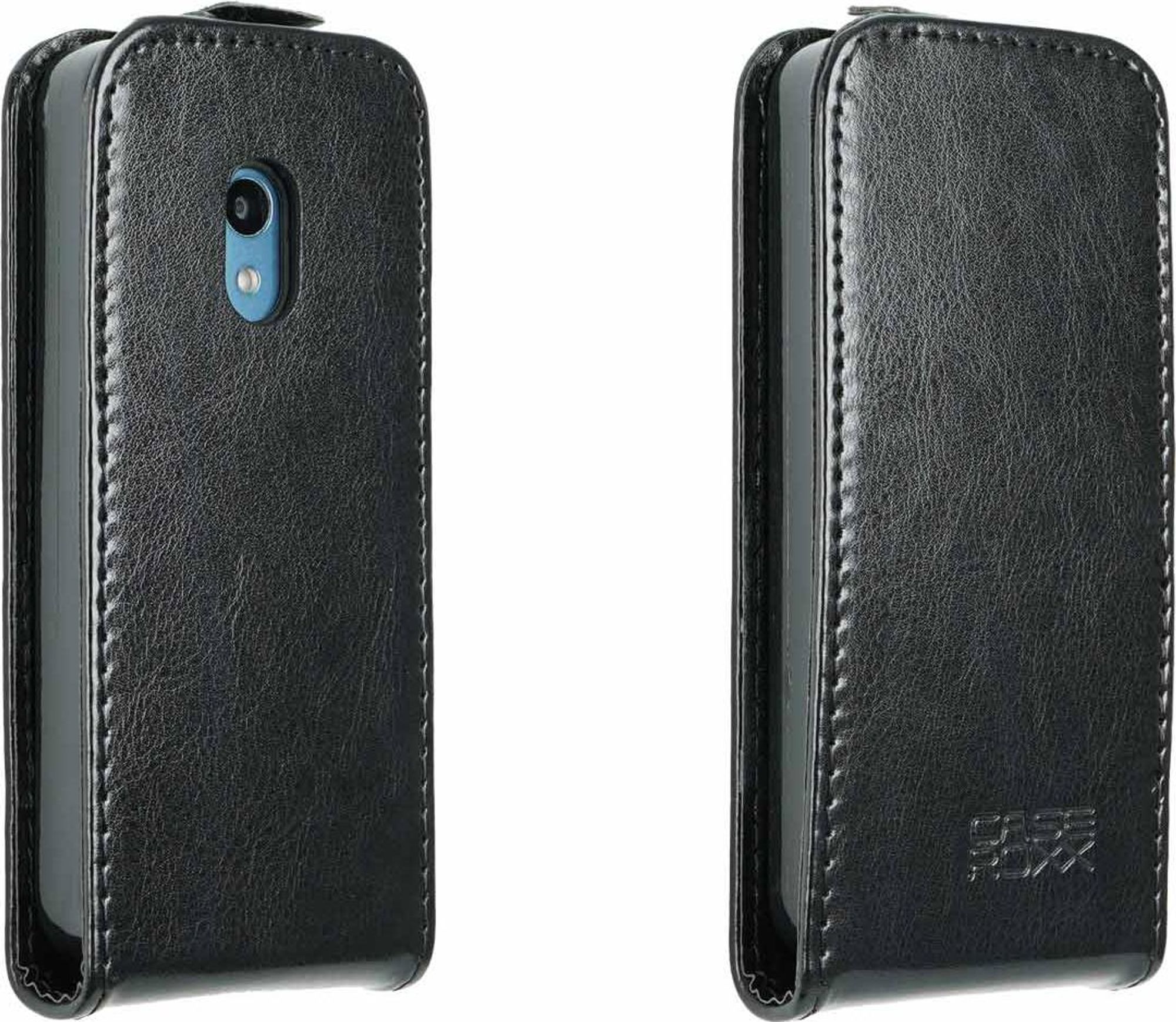 caseroxx Schutz Tasche Hülle Flip Cover kompatibel mit Nokia 225 4G (2024), Smartphone Tasche Flip Cover in schwarz Bild 1