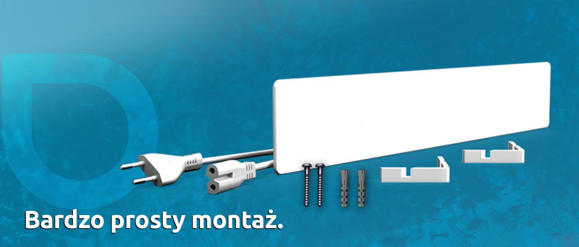 Moduł sDry M1 – z akcesoriami montażowymi.