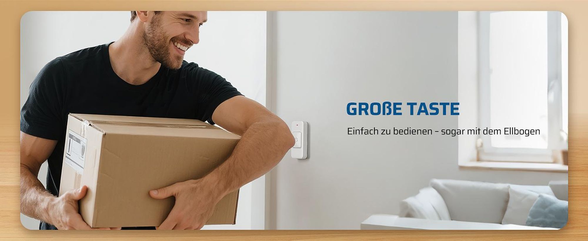 DEWENWILS Funk-Lichtschalter Set 230V, Magnetischer Funkschalter Mit Empfänger, Drahtlos, Reichweite Bis 30 m, 2300 W