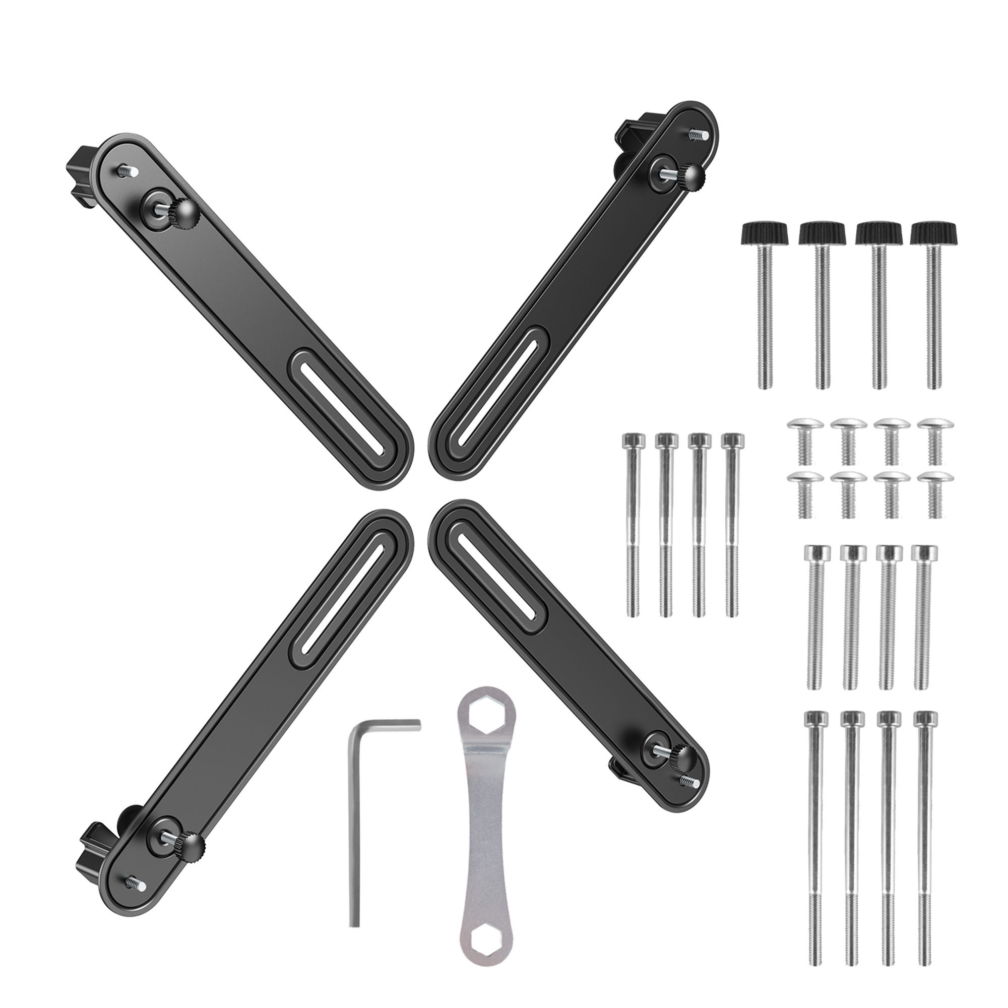 VESA Adapter für Bildschirme ohne Löcher im VESA-Standard Maclean, schwarz, 17"-32" 10kg max MC-990