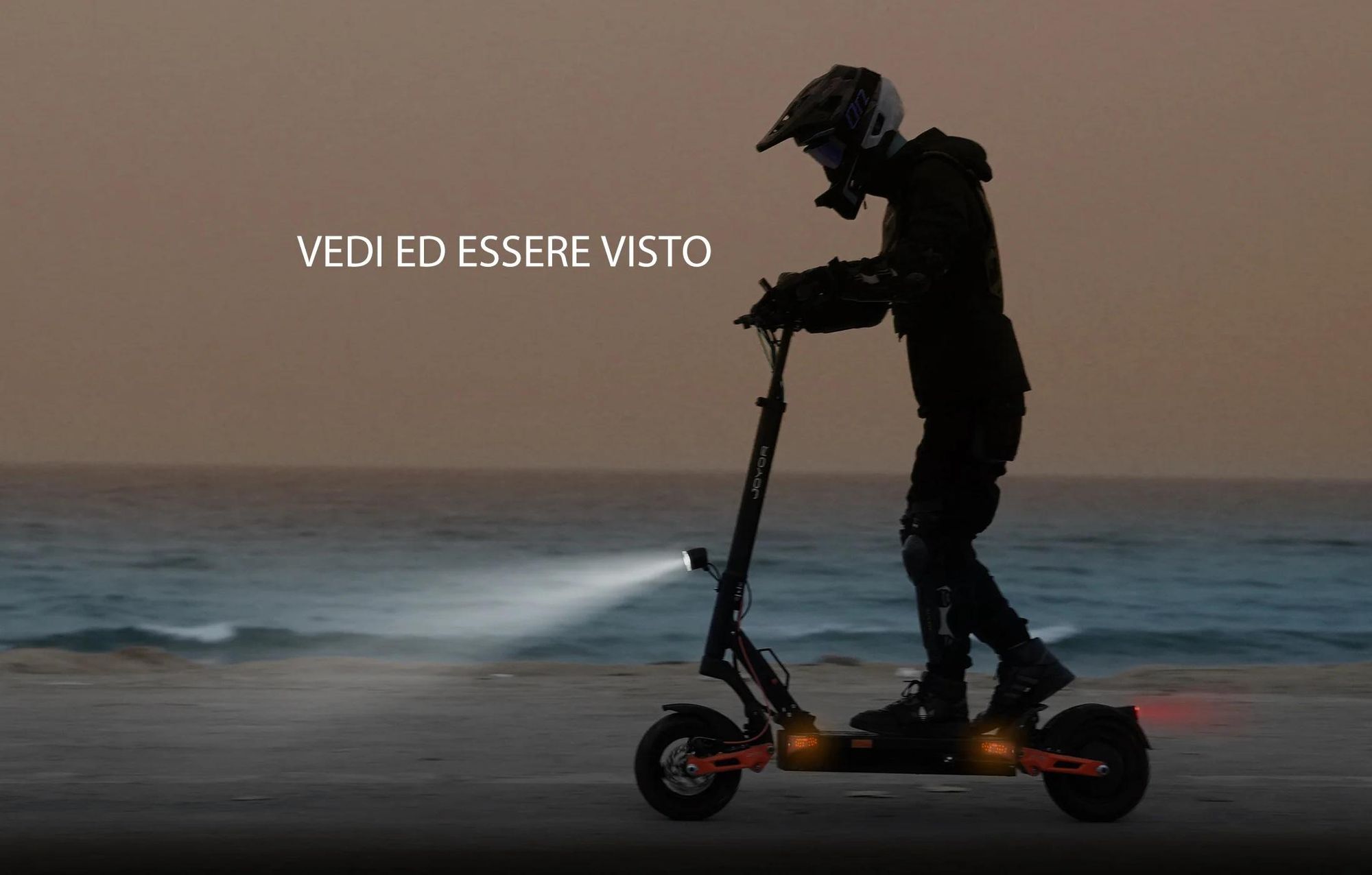 JOYOR T6 Pieghevole Monopattino Elettrico - 600W Motor 48V18AH Batteria Pneumatici da 10 Pollici Freni a Disco - Nero