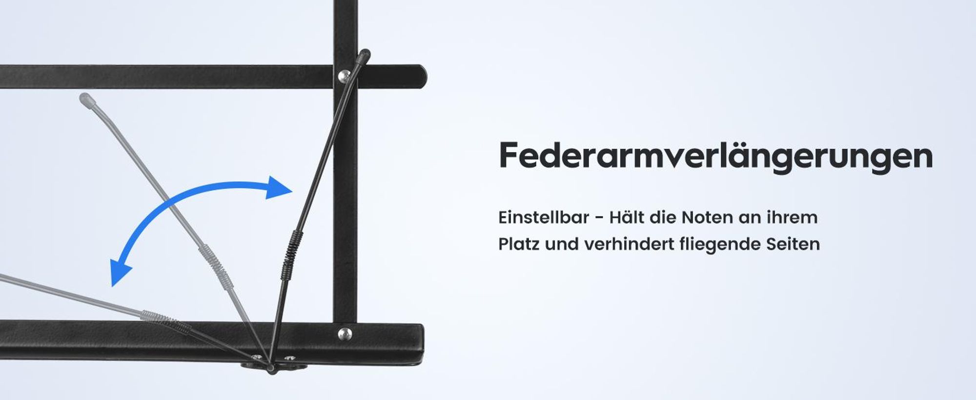 Notenständer, Notenpult, Musikständer, Orchesterpult, Notenstativ, höhenverstellbar 68-136.5cm, mit Tragetasche Music Stand für Kinder und Erwachsene