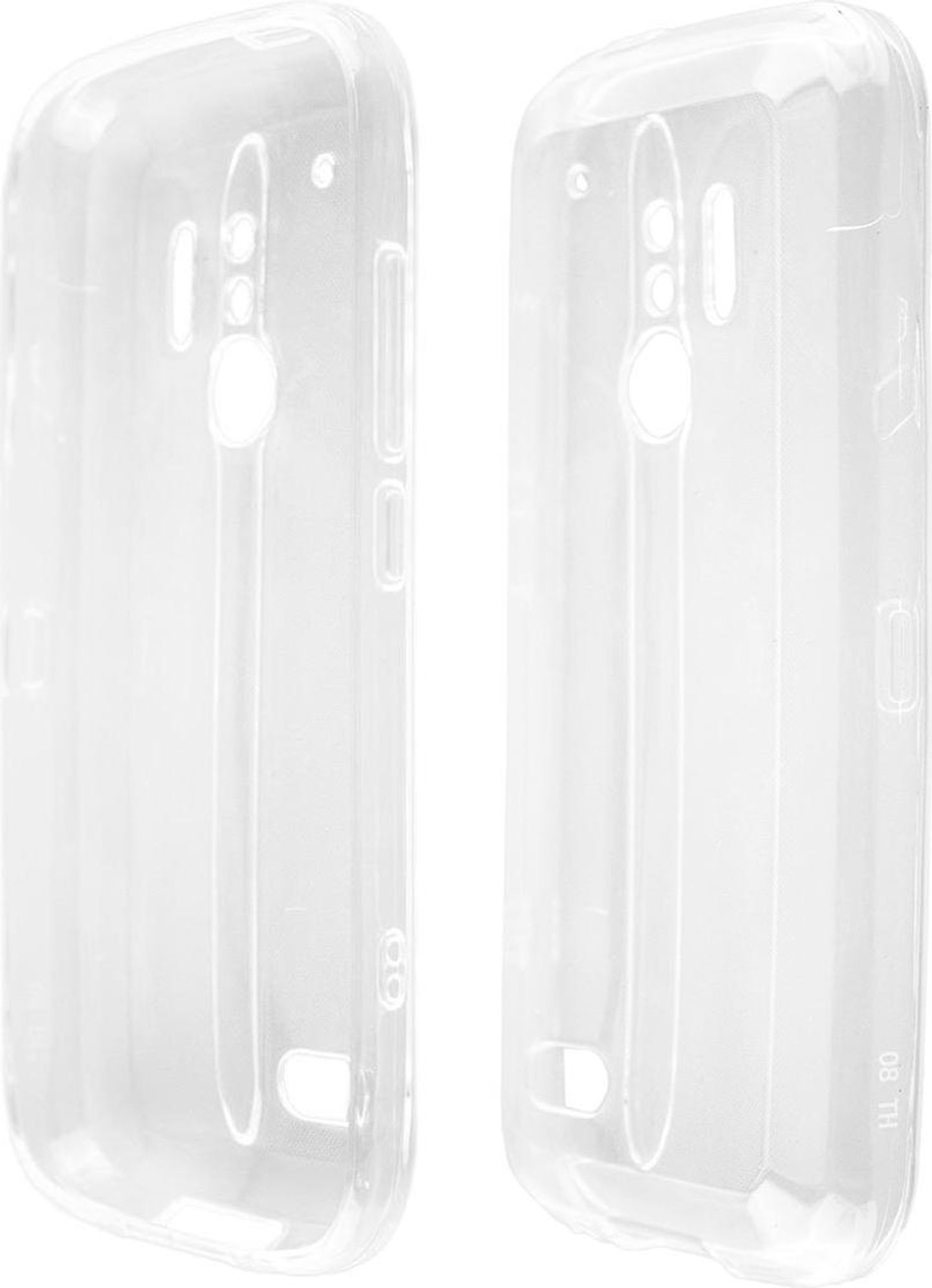 caseroxx Schutz-Hülle TPU-Hülle kompatibel mit HOMTOM HT80, Gummi Handy Tasche transparent  Bild 1