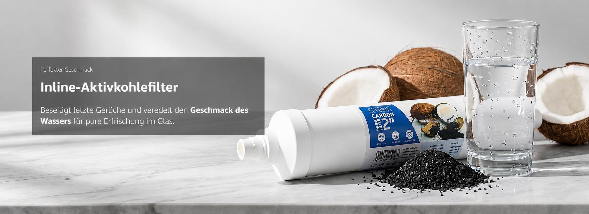 Wasserfilter Set RO7 mit 3-Wege Küchenarmatur Venom 2 Edelstahl, 7-stufige Umkehrosmose, Mineralisierung, Jonisierung
