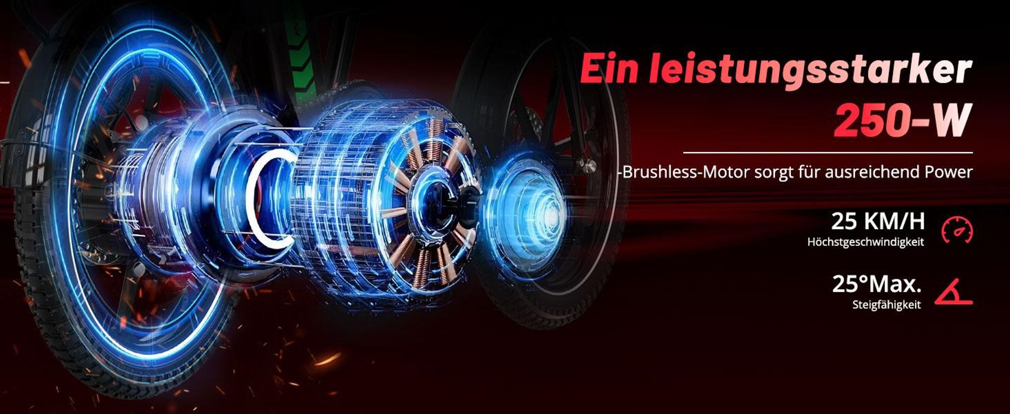 COLORWAY E Bike, 16 Zoll Klapprad E-Fahrrad, 36V 12Ah Lithium-Akku, 250W Motor, Mini-E-Bike mit 35-60km Reichweite für Erwachsene & Jugend