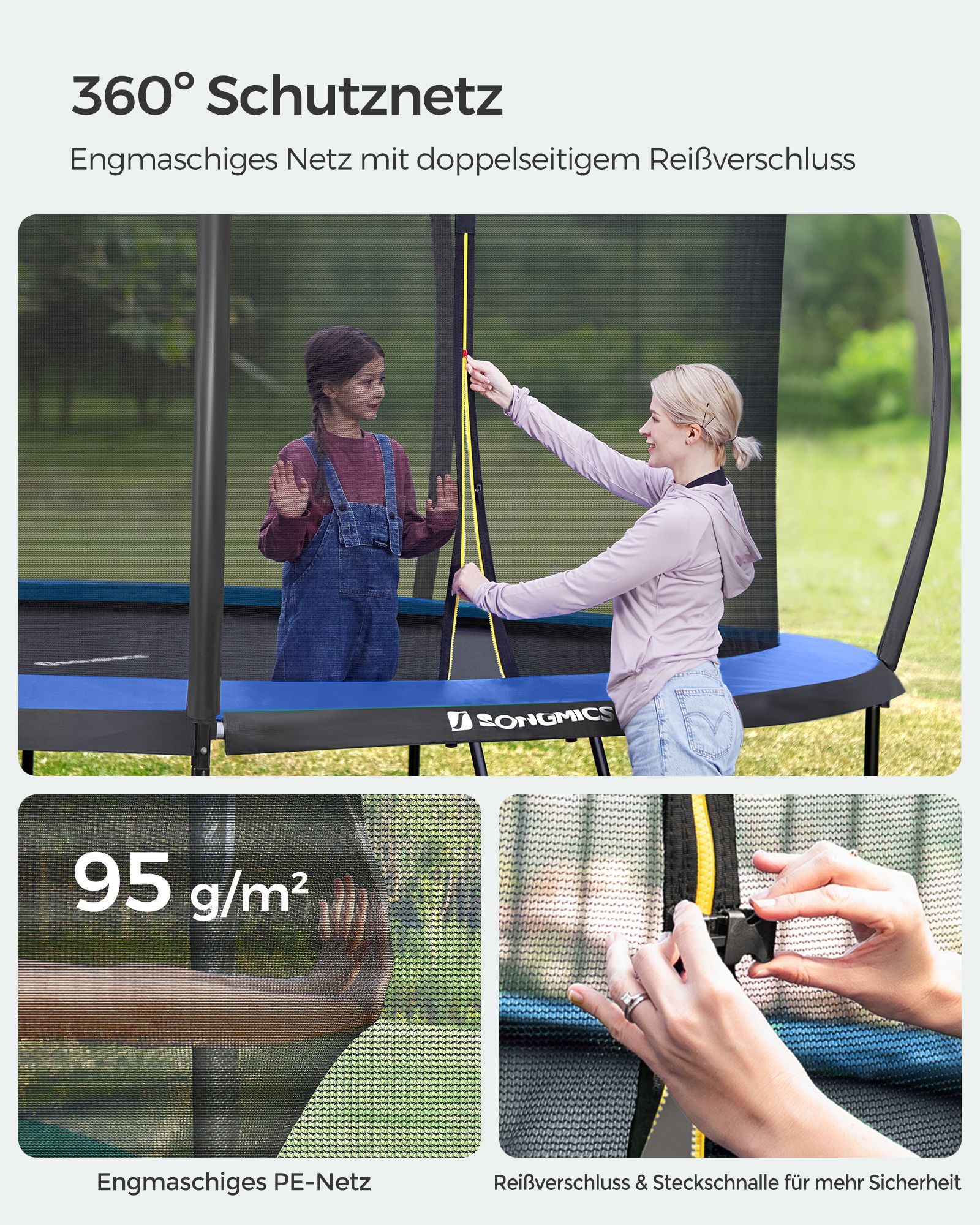 Gesicherter Reißverschluss