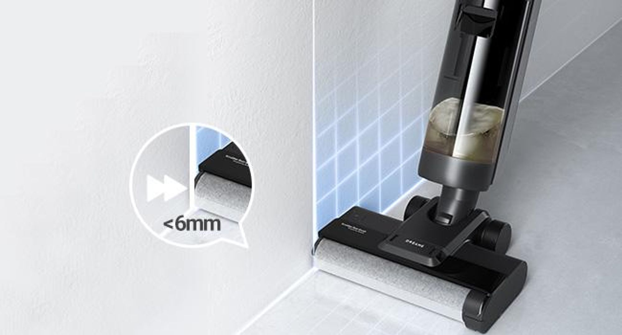 Dreame H12S Staubsauger Nass- und Trockenstaubsauger,kabelloser Handstaubsauger,16.000Pa Saugkraft,55 °C heiße Luft,6mm Kantenreinigung,3 Modi ändern