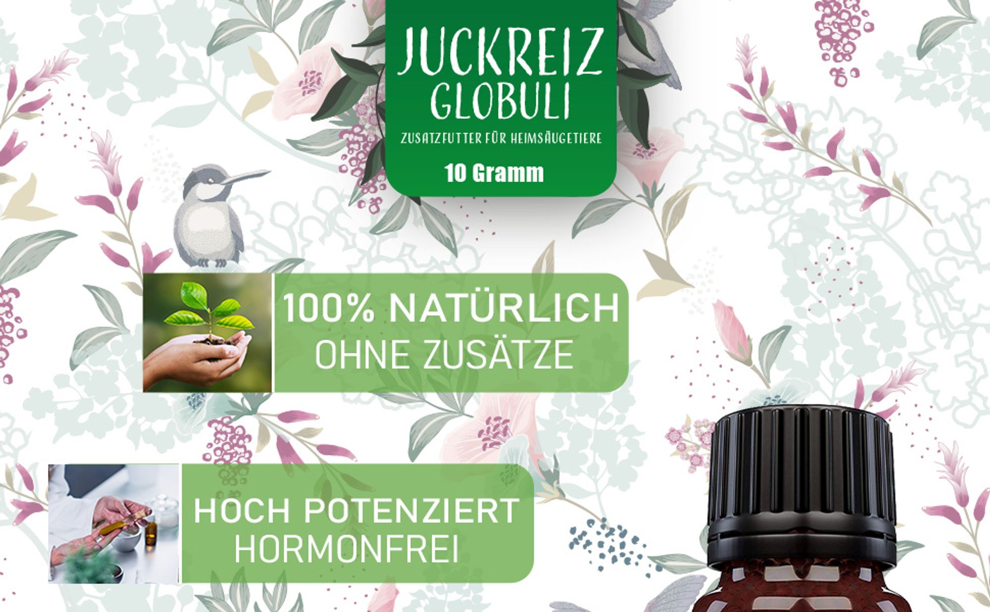 Nature Animal® Juckreiz Kügelchen | für Hunde und Katzen – Unterstützung bei der Linderung von Hautjuckreiz – Beruhigung der Haut – bei Hautproblemen