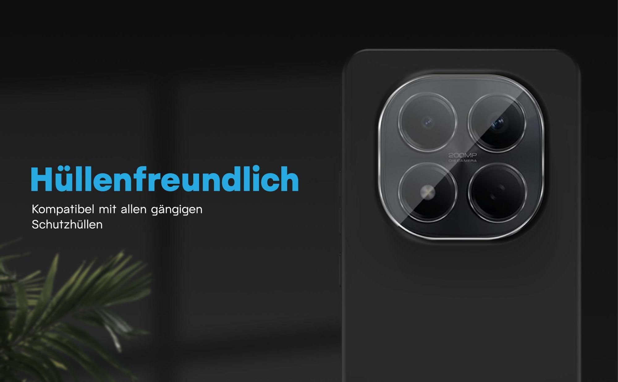 Kamera Schutzglas für Xiaomi Redmi Note 15 Pro kompatibel mit allen gängigen Hüllen