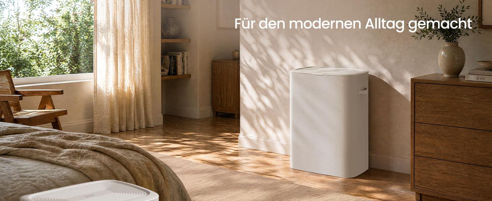 SONGMICS Wäschekorb mit Deckel 2 Fächer, Wäschesortierer 160 L, 56 x 40,5 x 70 cm, Beige