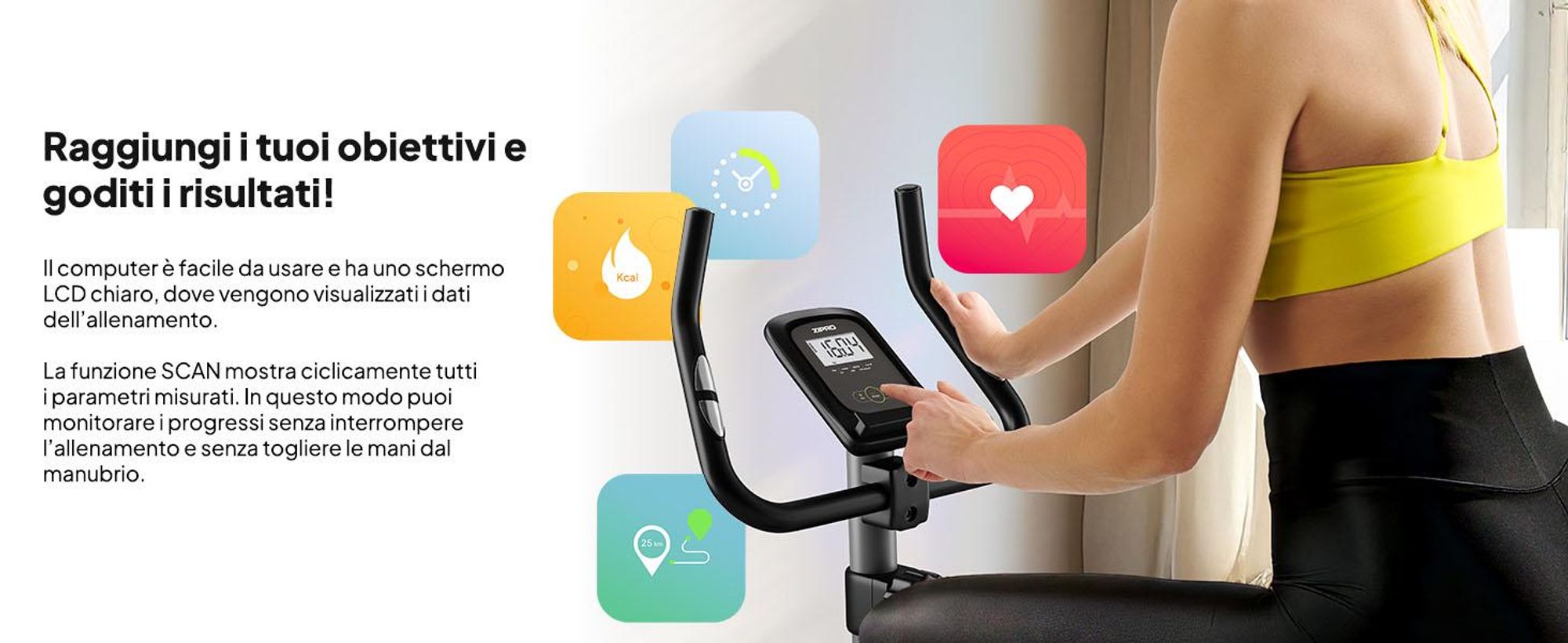 Zipro Drift cyclette per la casa Cyclette magnetica fino a 120 kg Magneti Cyclette Cyclette Fitness Cyclette Hometrainer Cyclette cardio Computer