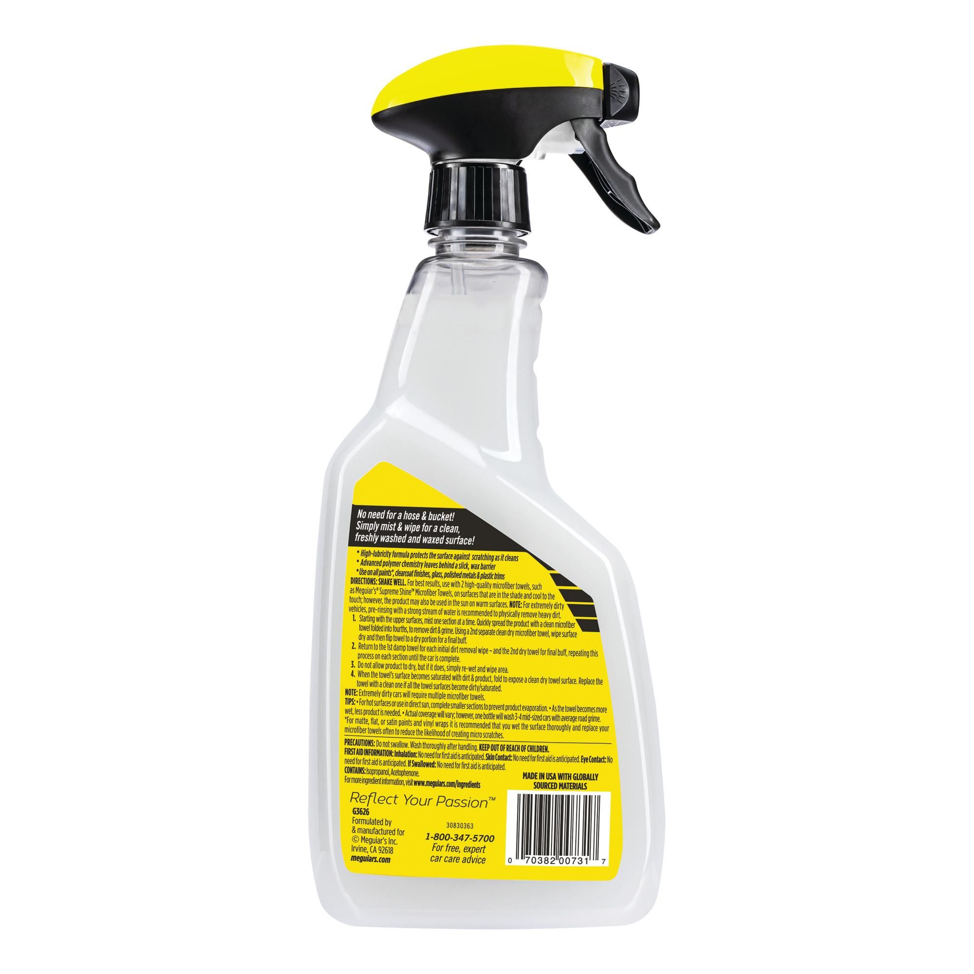 Meguiar's G3626EU Ultimate Waterless Wash & Wax Trockenwäsche, 769ml