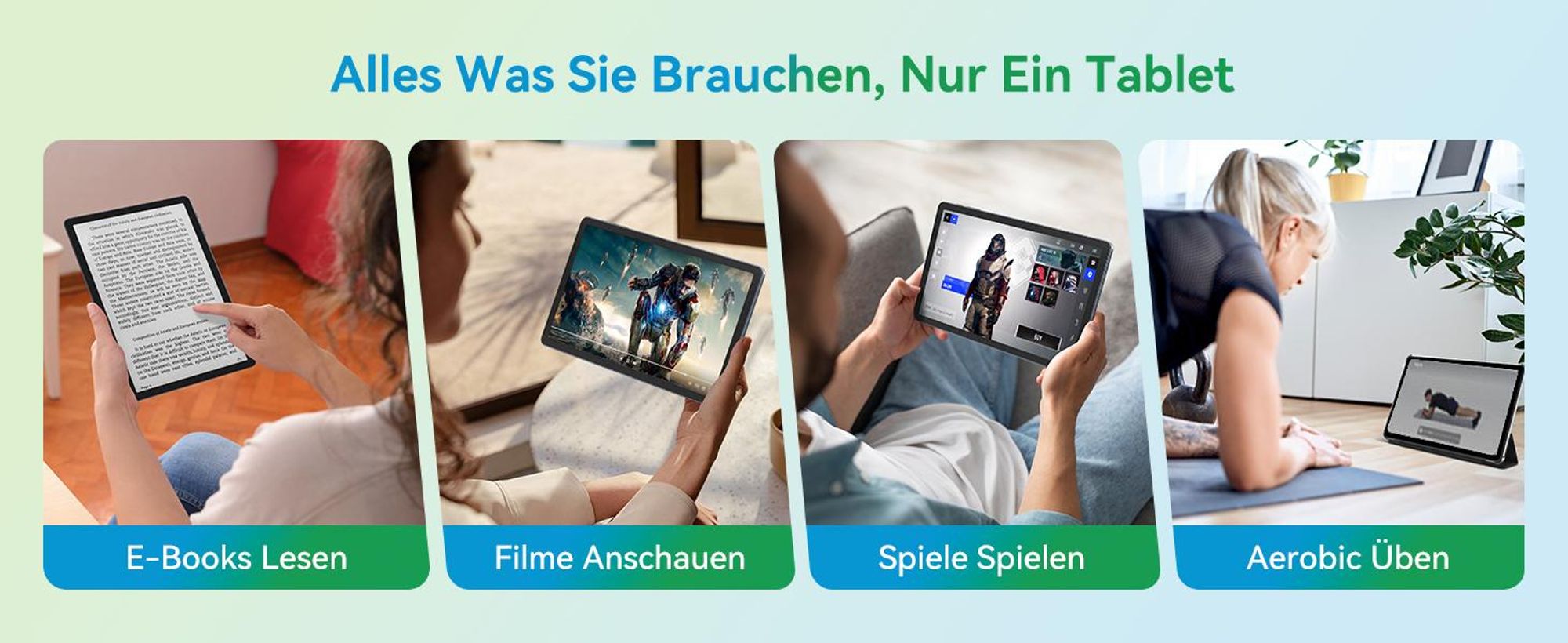 KINGRID W90 Tablet mit 4G LTE, 5G WIFI, 11 Zoll FHD+ Display, Android 15, Gemini-KI, 24GB+256GB, 4TB erweiterbar, 1080P, 16MP+8MP, 8000 mAh Akku