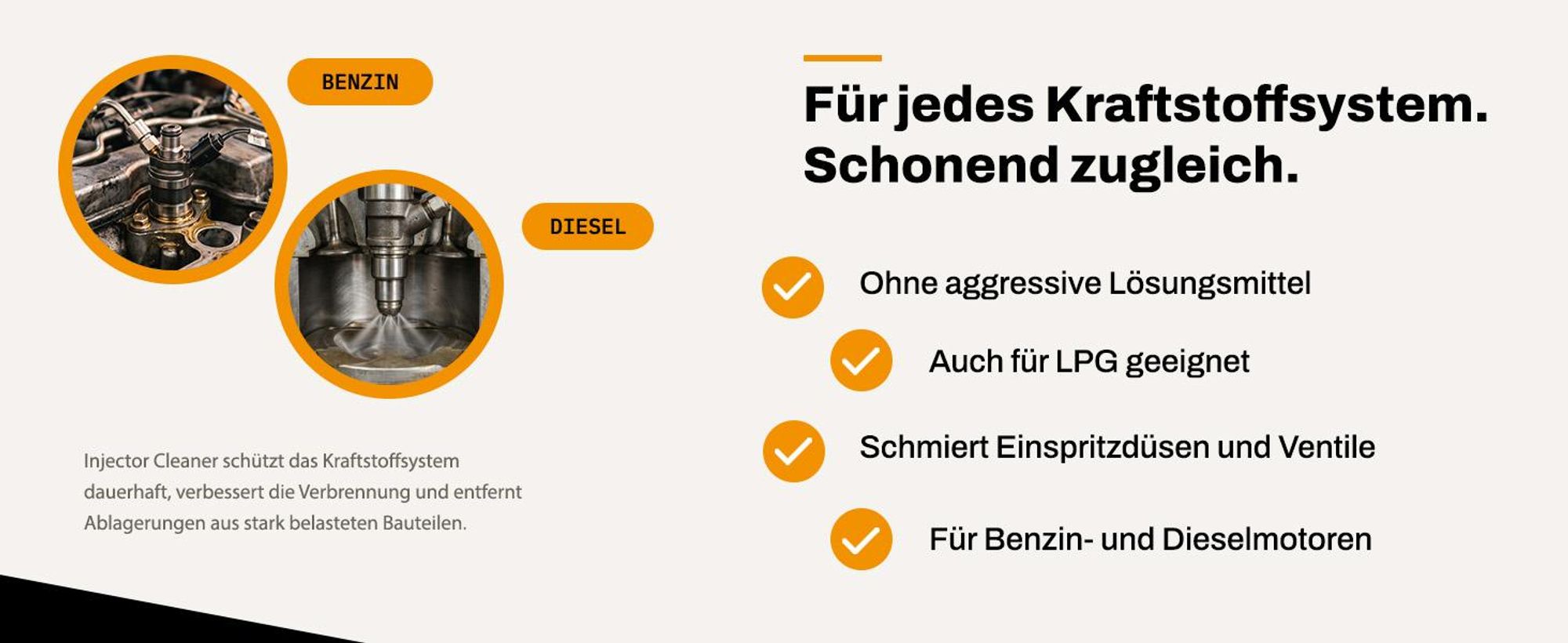 Metal Guard Injector Cleaner 200 ml Kraftstoffsystemreiniger Benzin Diesel LPG Einspritzdüsen Reiniger Korrosionsschutz
