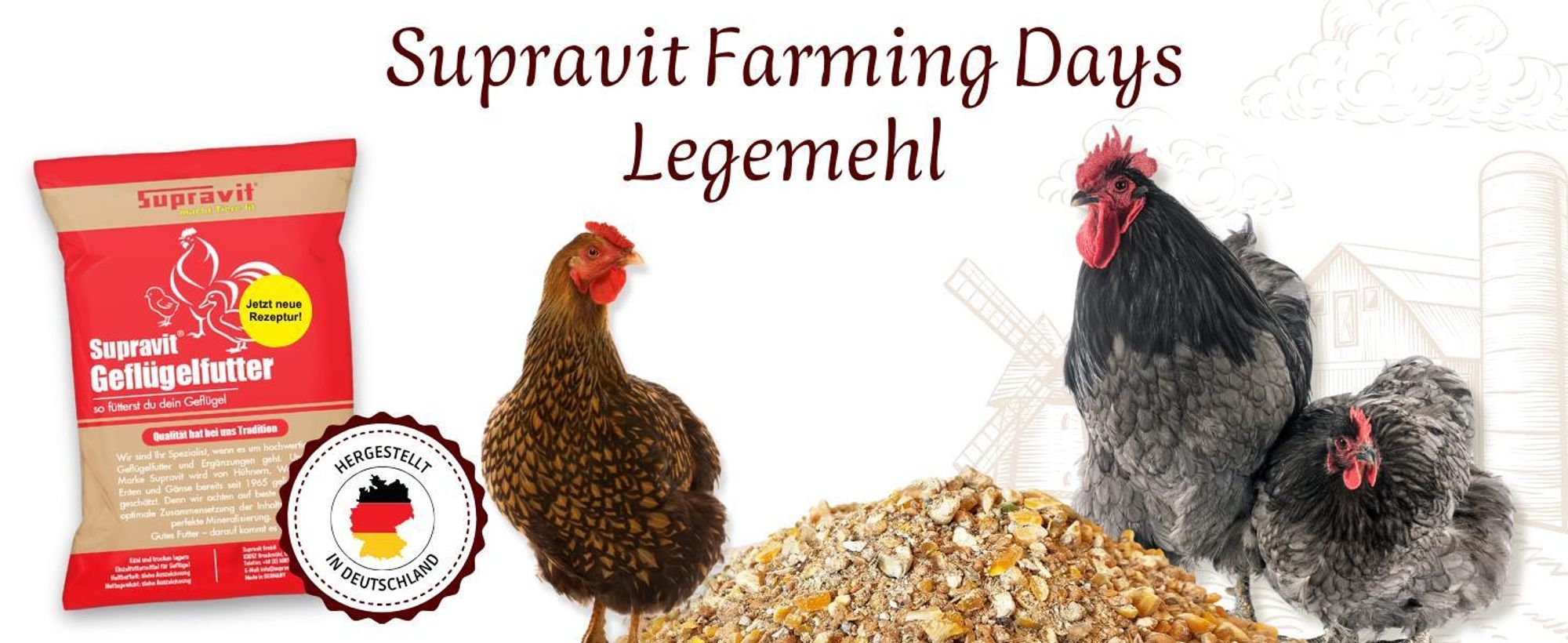 Geflügel mit Produkt